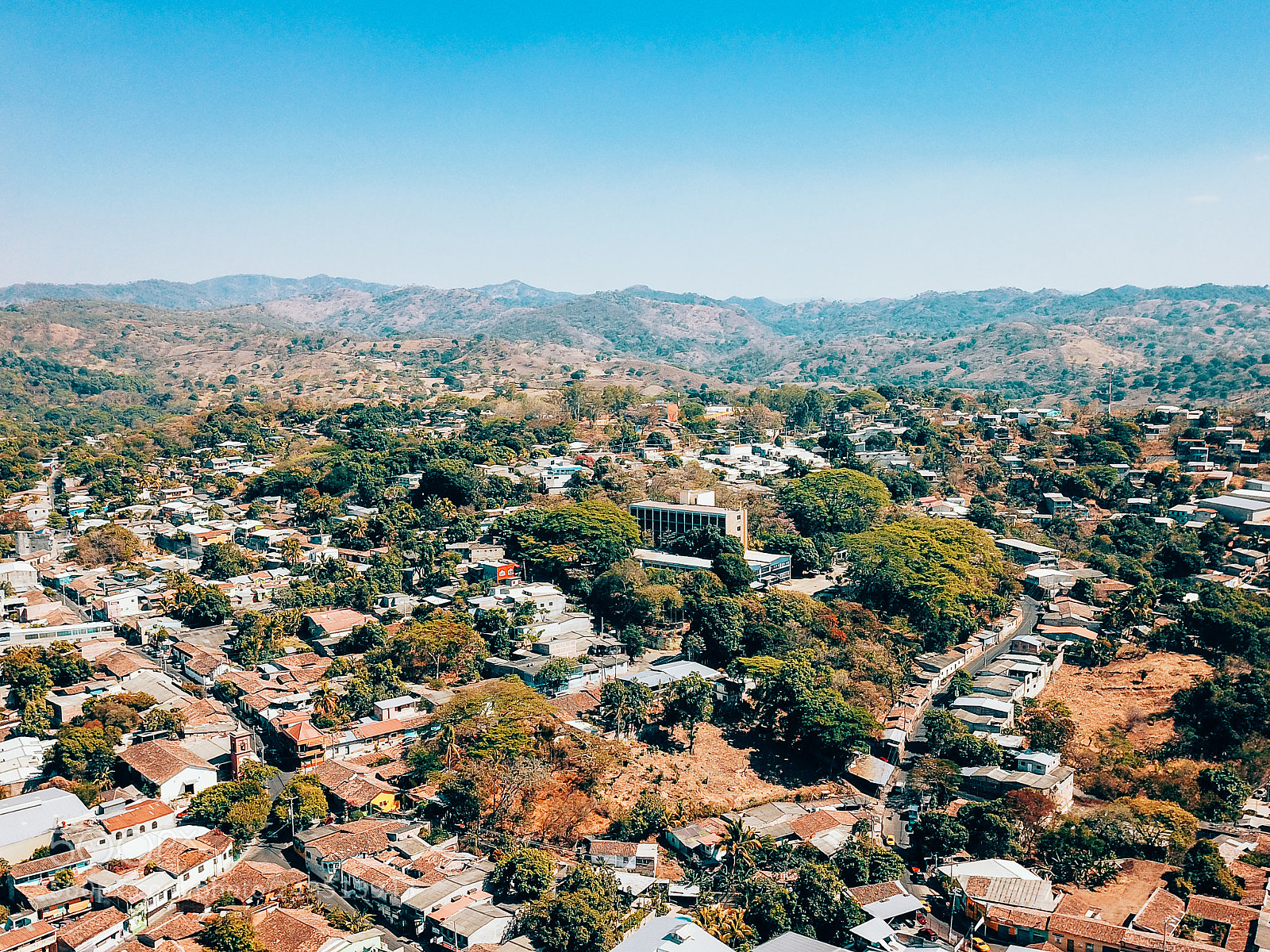 DJI FC220 sample photo. Barrio la sierpe chalatenango photography