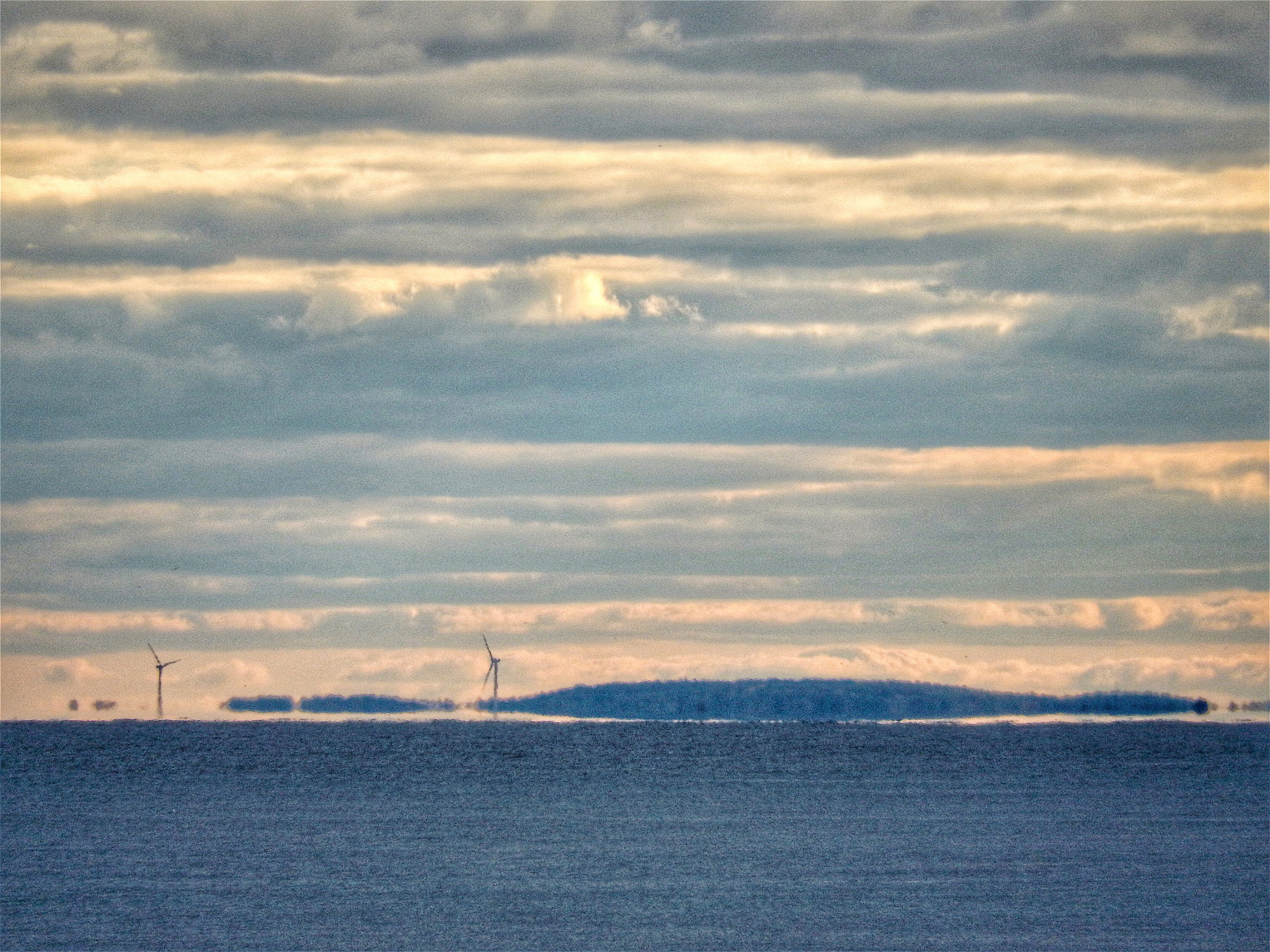 Nikon COOLPIX S9600 sample photo. Two turbines at a great distance photography