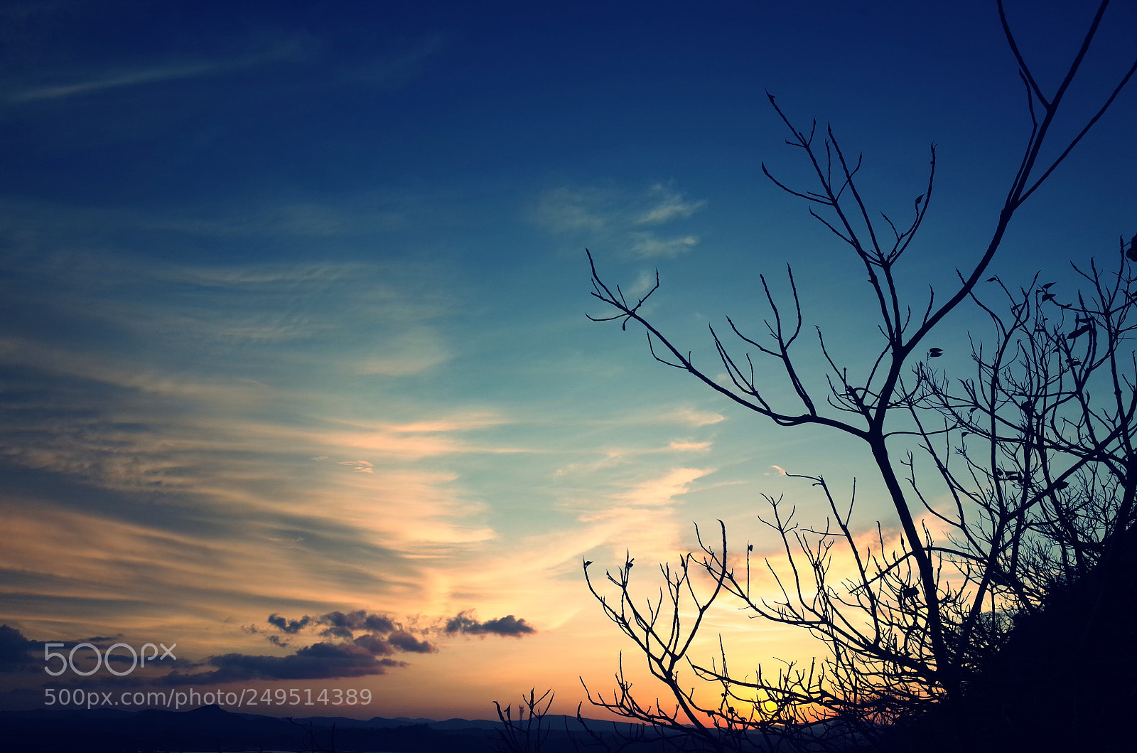 Ricoh GR sample photo. Sunset. photography