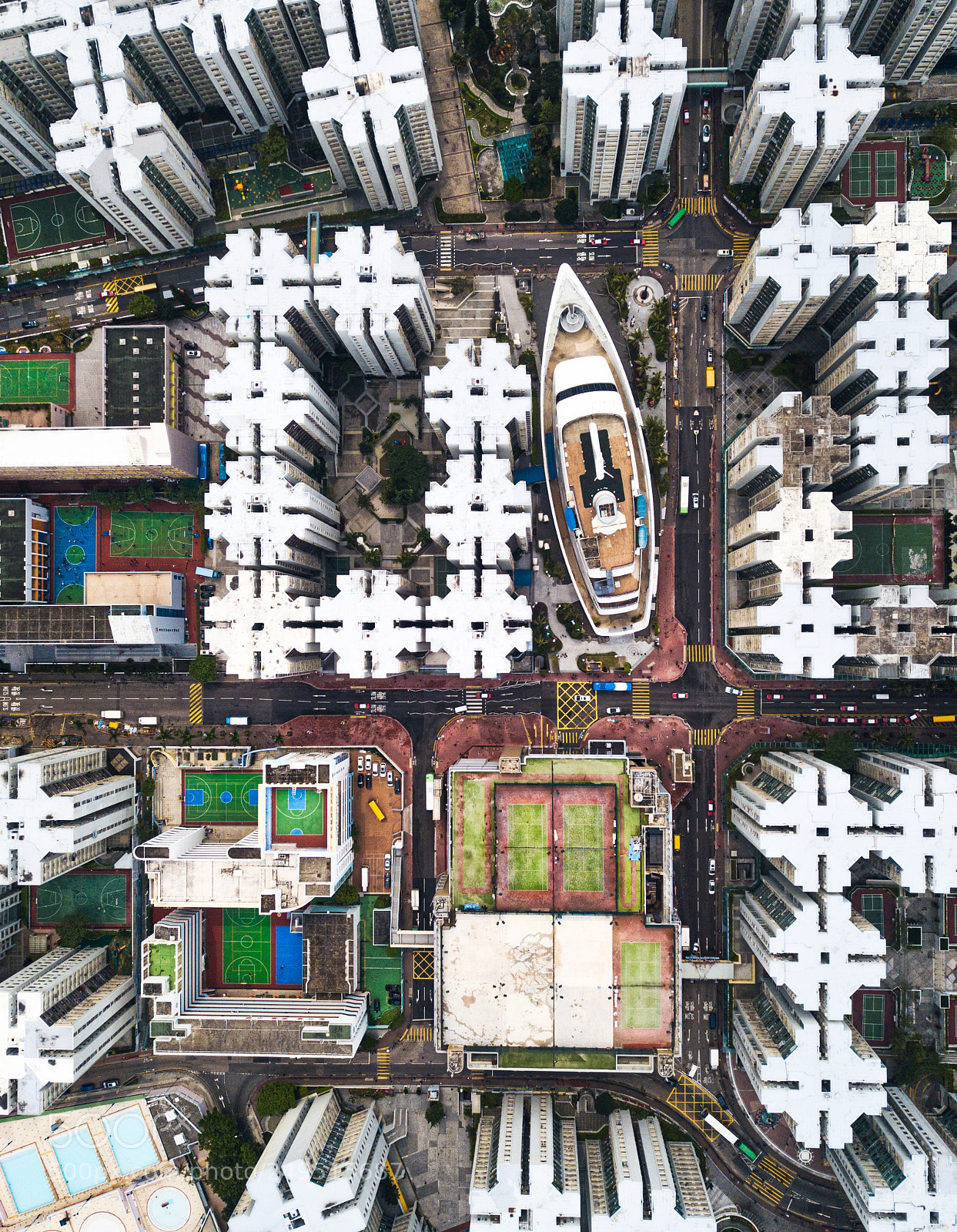 DJI FC220 sample photo. Hong-kong photography