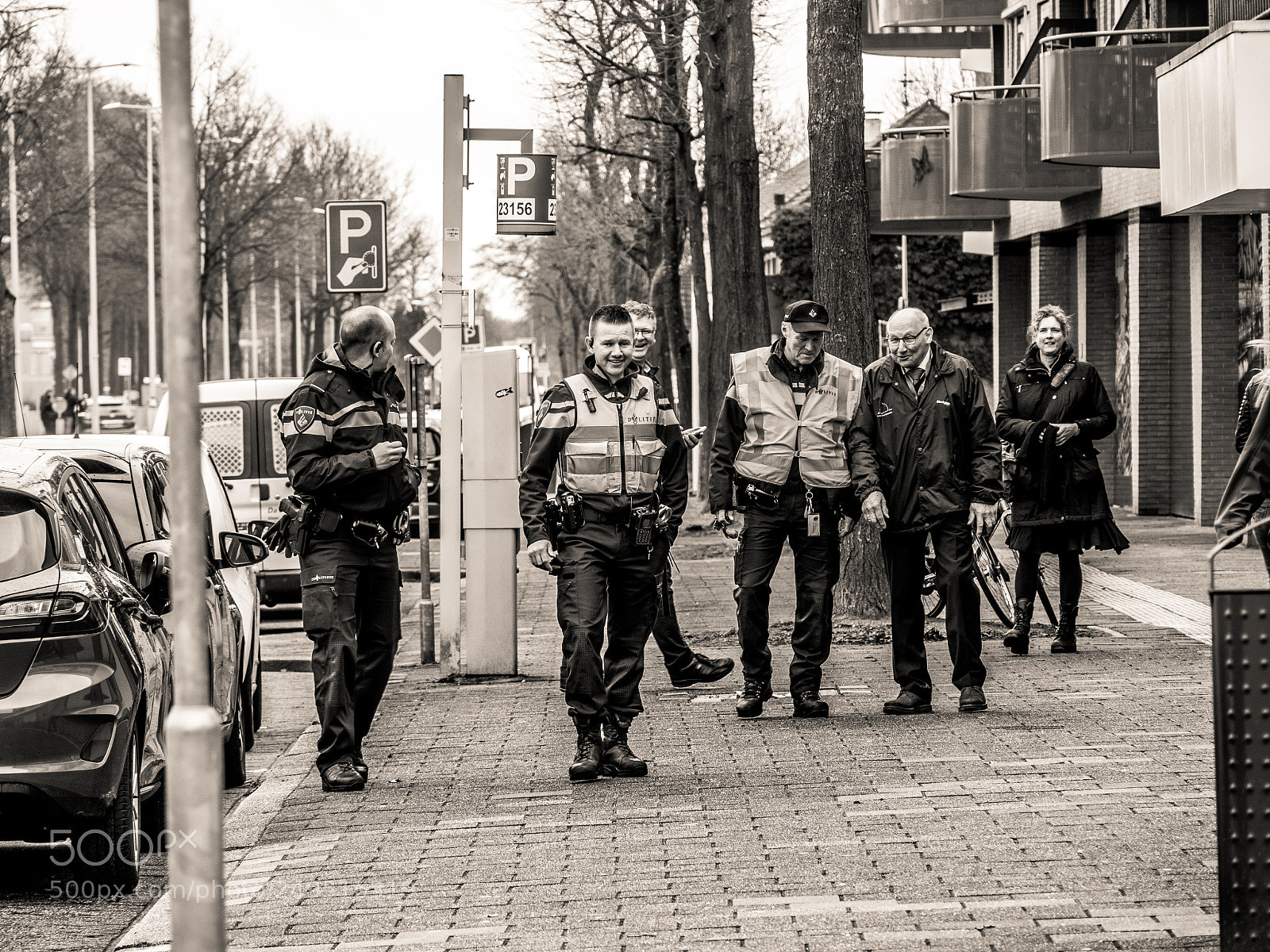 Olympus OM-D E-M10 III sample photo. The police photography