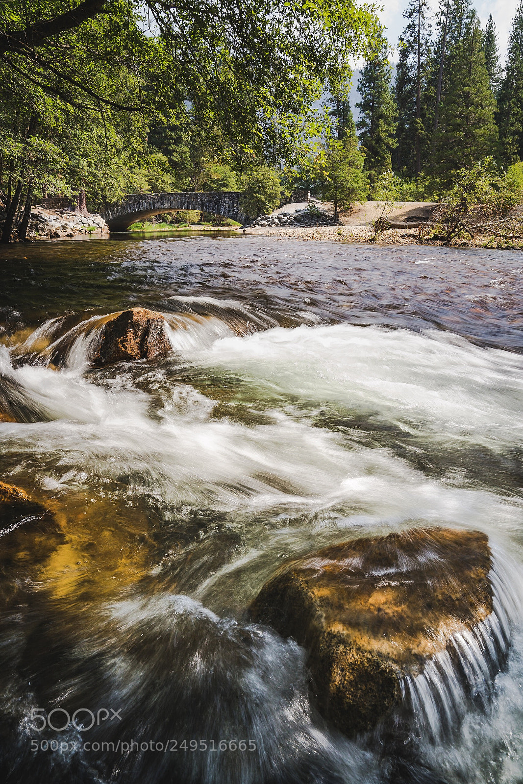 Sony a7R II sample photo. Merced water flow in photography