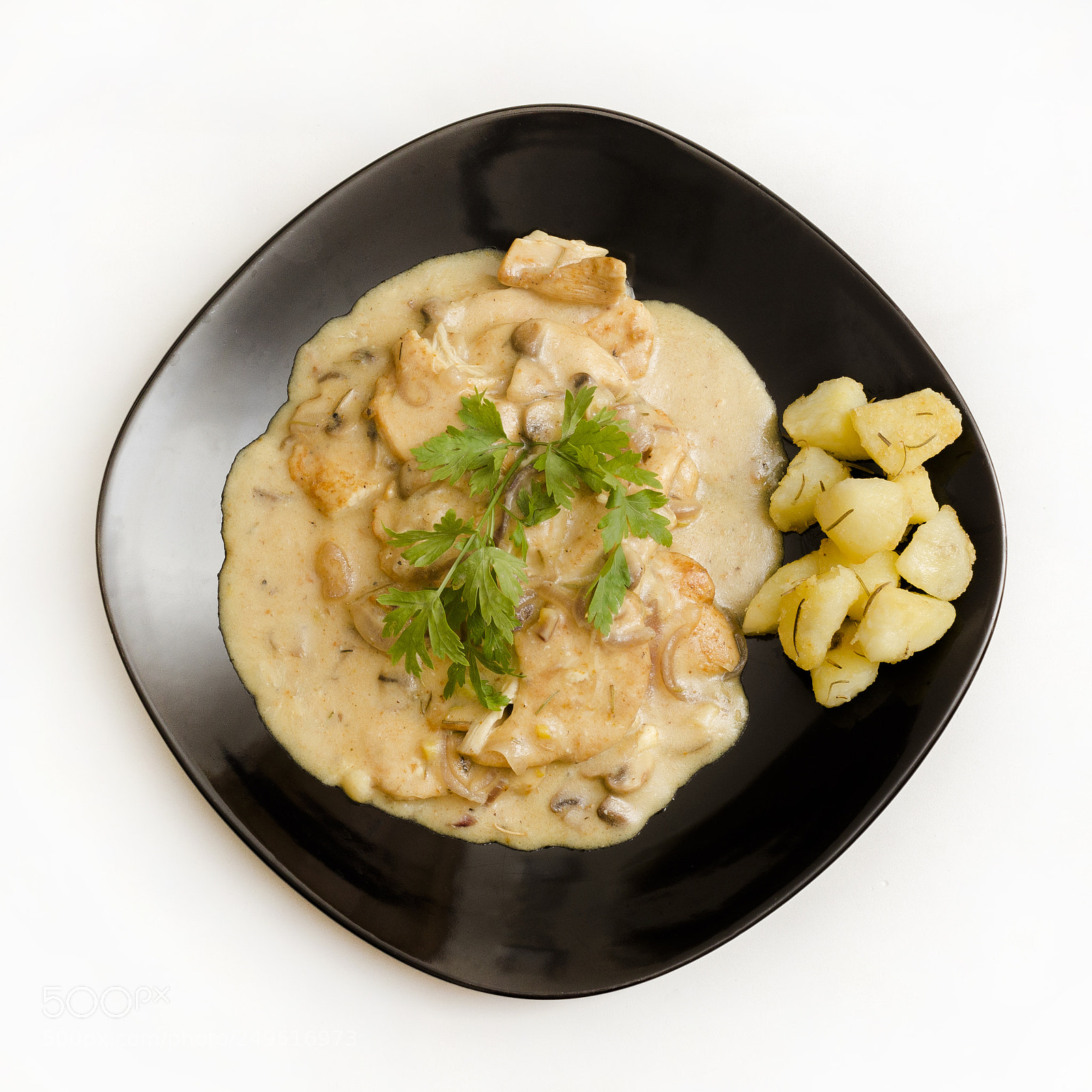 Canon EOS 700D (EOS Rebel T5i / EOS Kiss X7i) sample photo. Piccata, chicken and mushroom photography