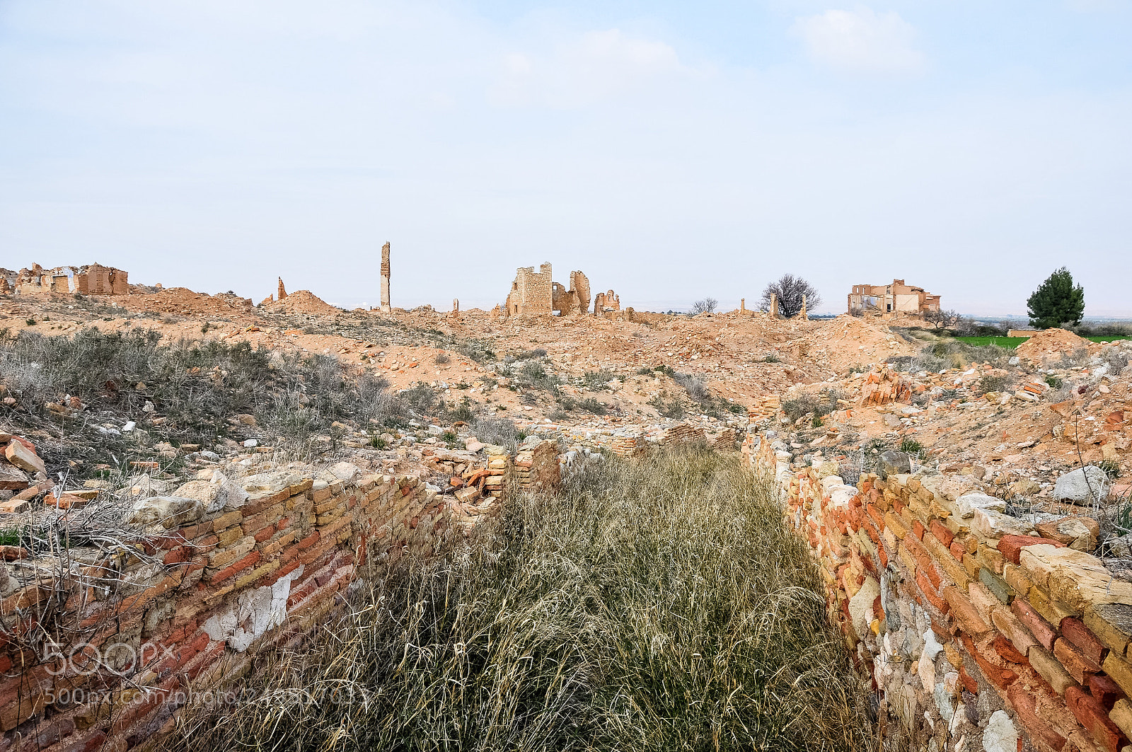 Nikon D300 sample photo. Belchite 1 photography