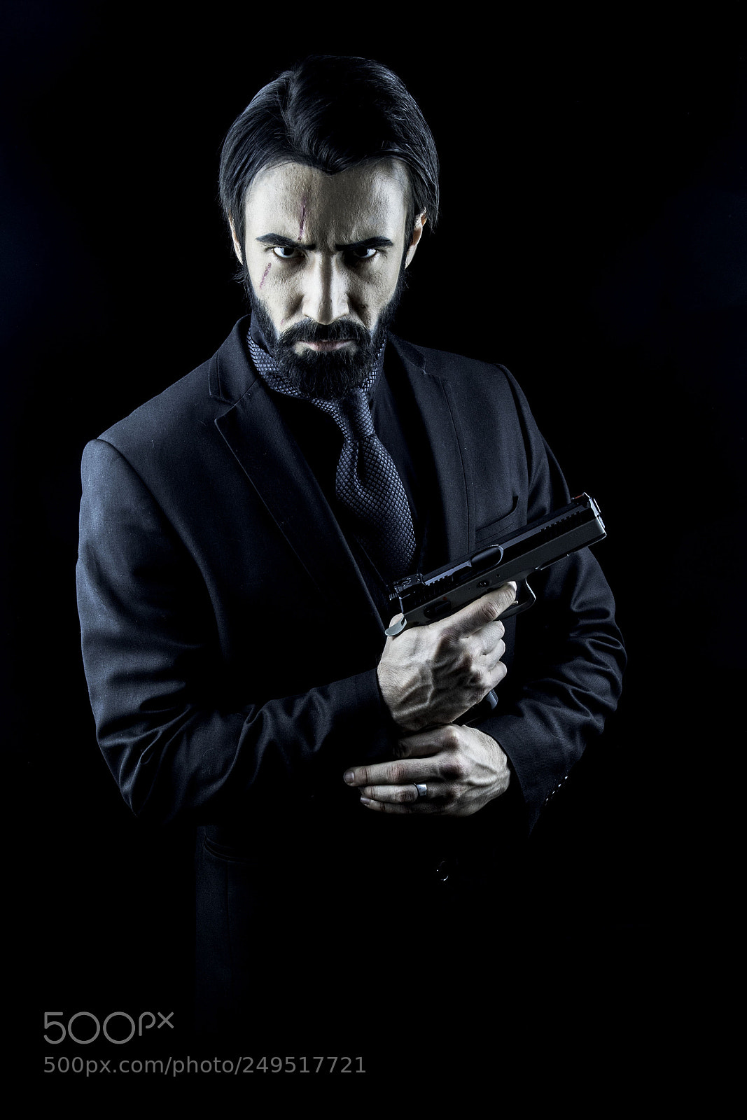 Canon EOS 5D Mark IV sample photo. John wick imitation photography