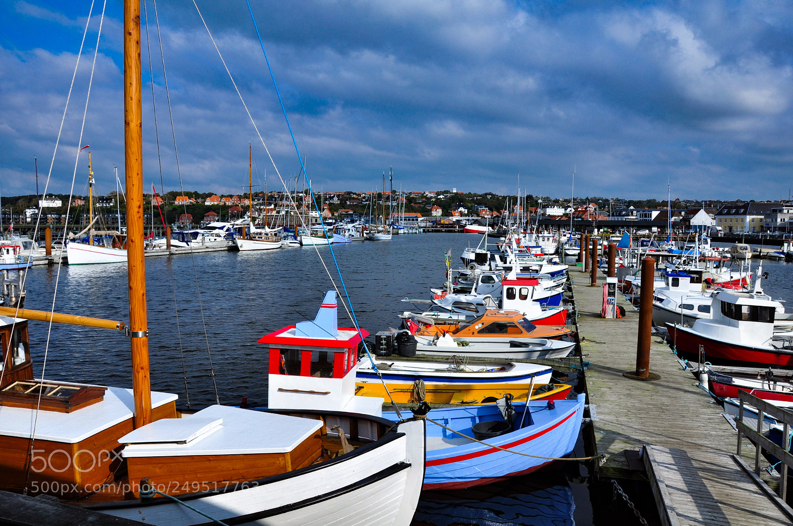 Nikon D90 sample photo. Lemvig hafen photography
