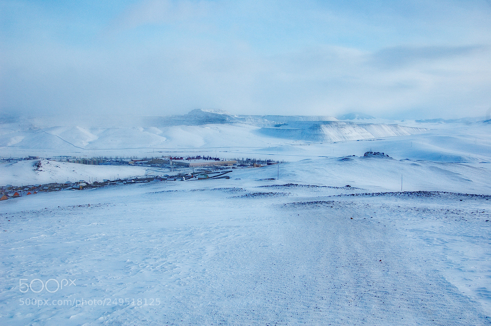Nikon D40 sample photo. Winter slope of the photography