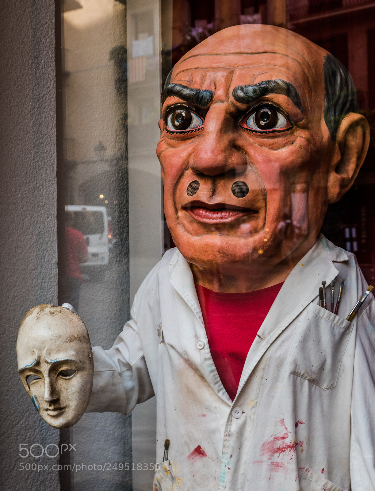 Panasonic Lumix DMC-LX100 sample photo. Window display barcelona (spain) photography