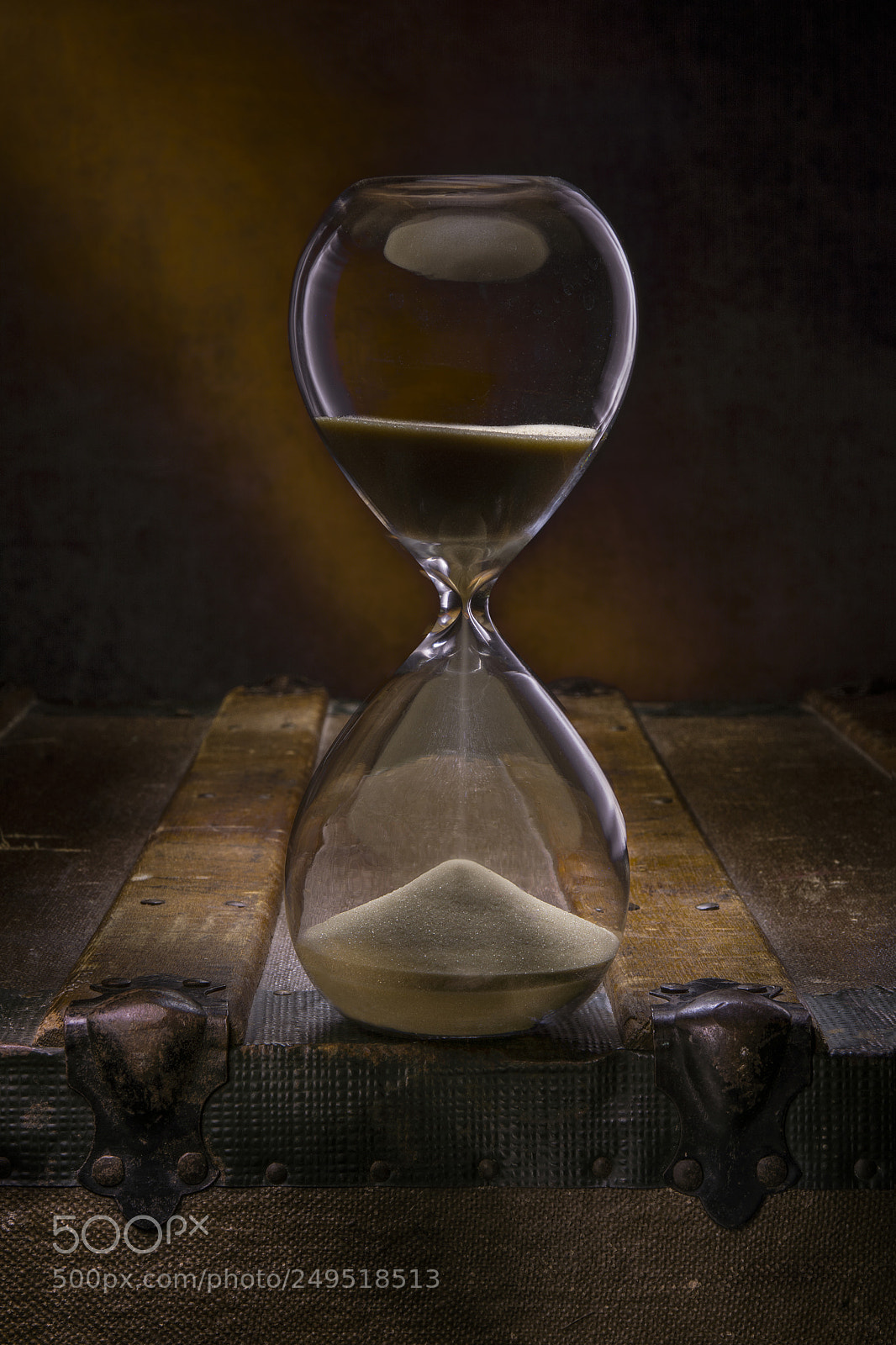 Nikon D7100 sample photo. Hourglass in a rustic photography