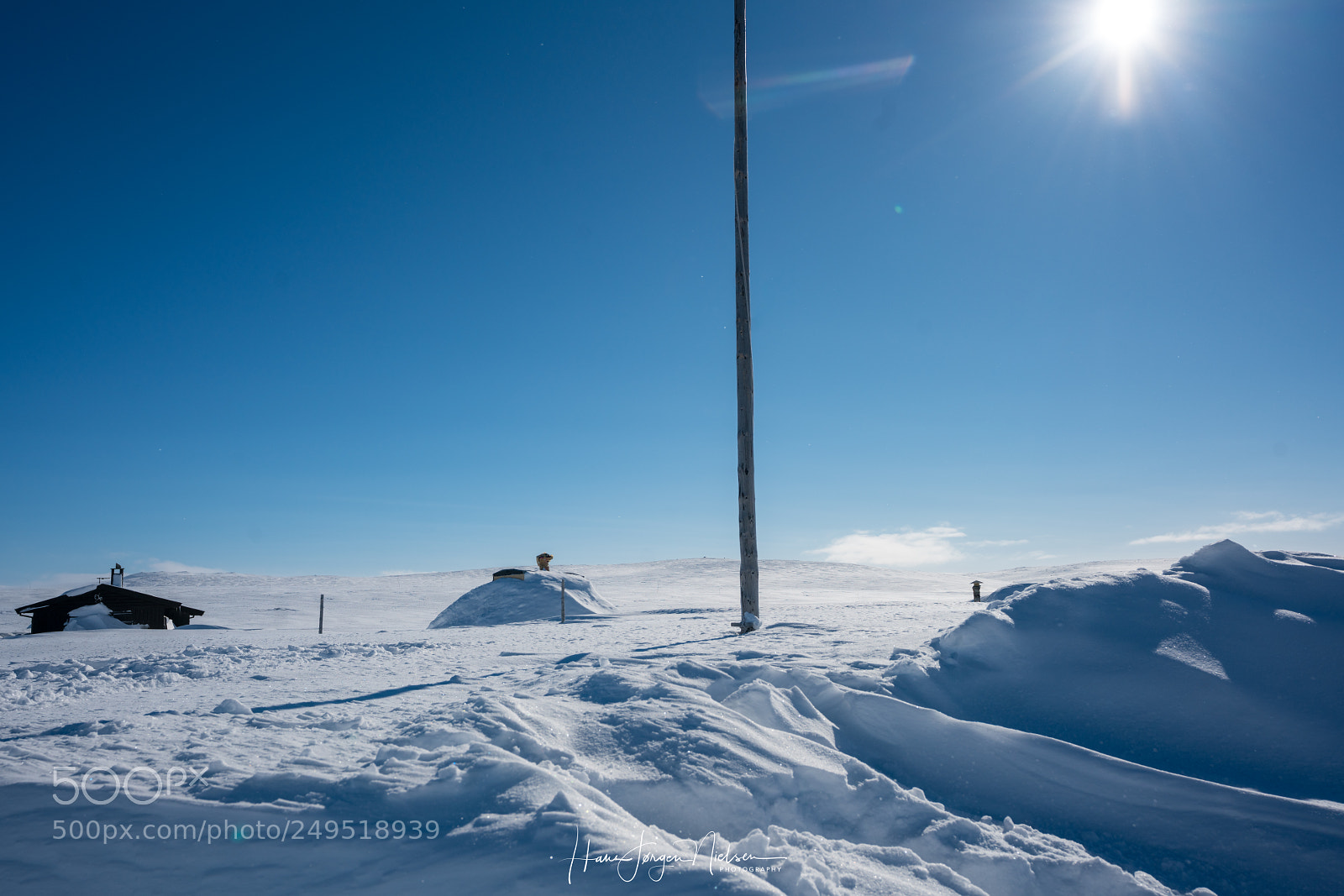 Sony a7R II sample photo. Snowbound cabins on hardangervidda photography