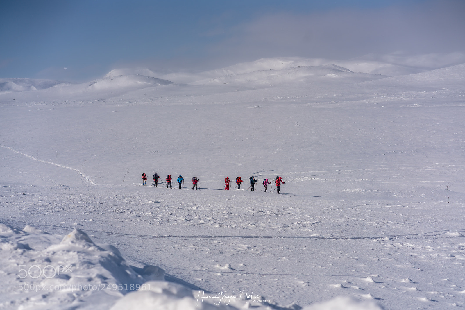 Sony a7R II sample photo. Cross-country ski hike across photography