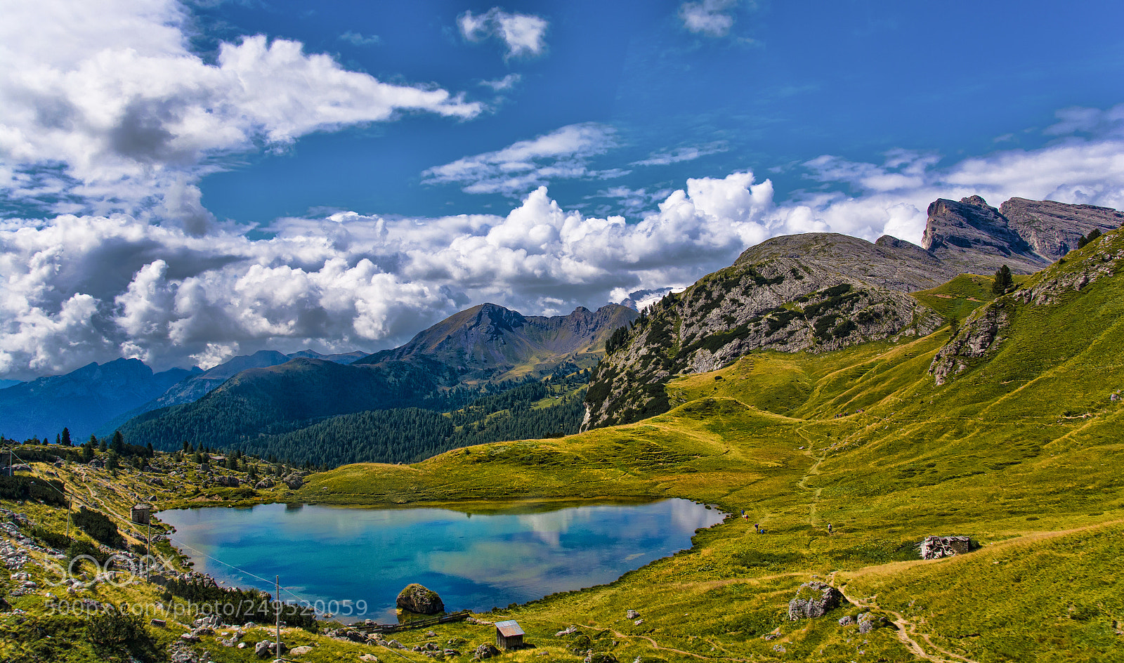 Nikon D7100 sample photo. Tarn in dolomites photography