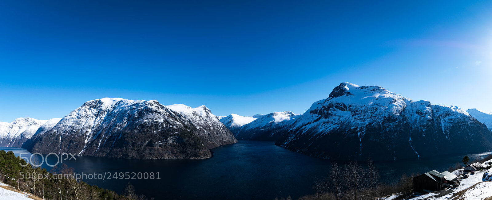 Nikon D3300 sample photo. Panorama of geirangerfjord photography