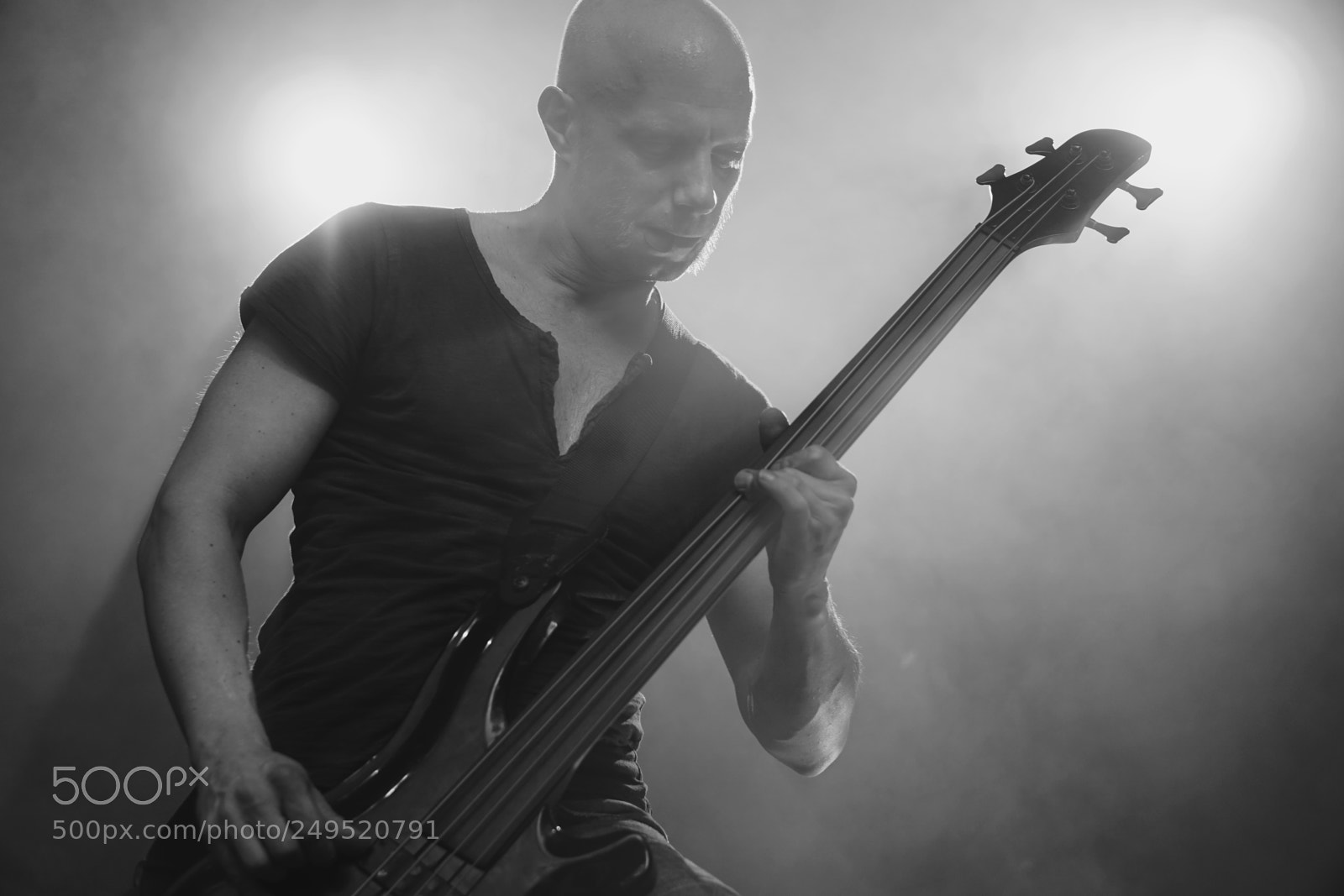 Sony a6000 sample photo. The bassist ii photography
