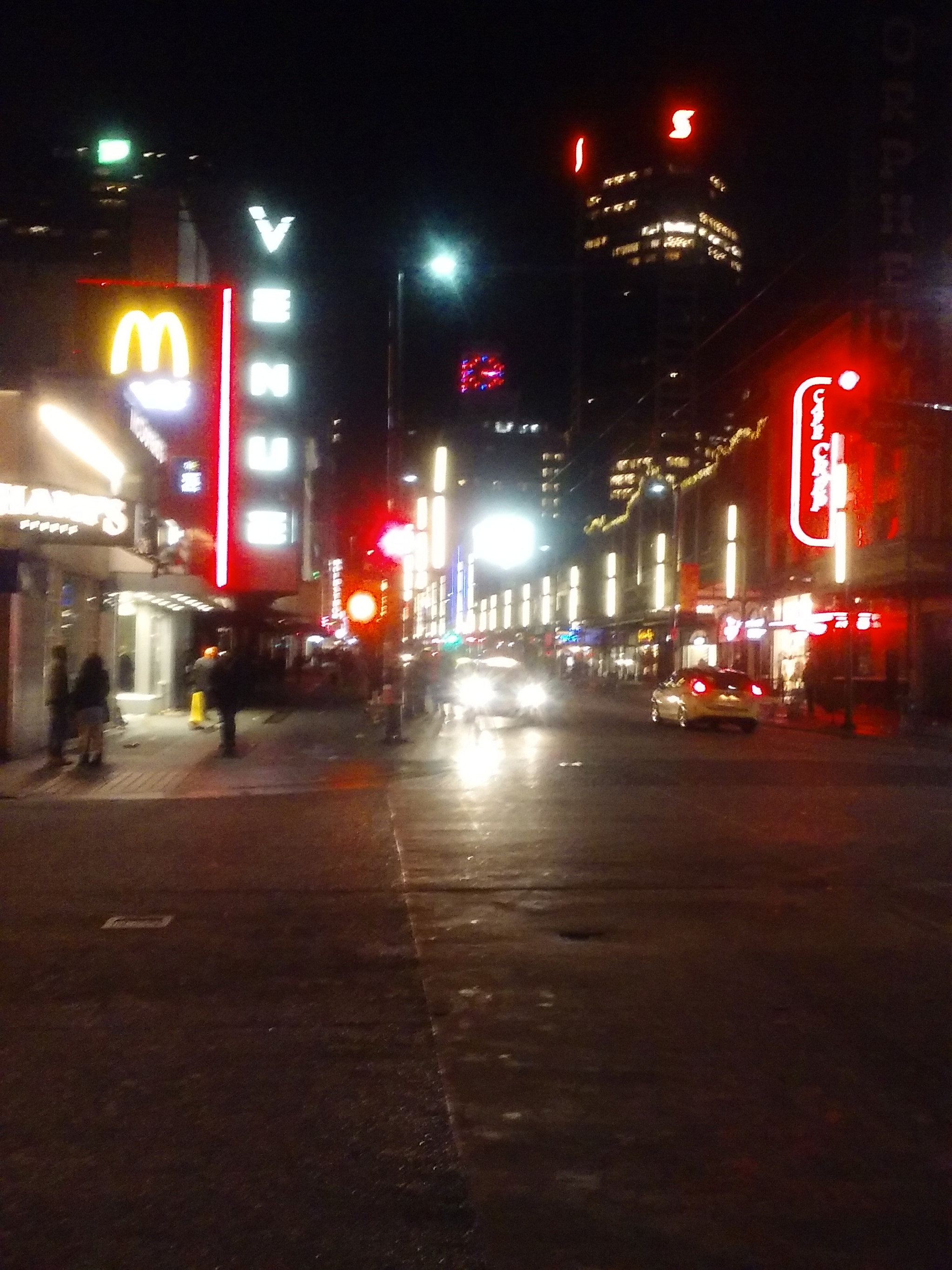 LG POWER sample photo. Vancouver at night photography
