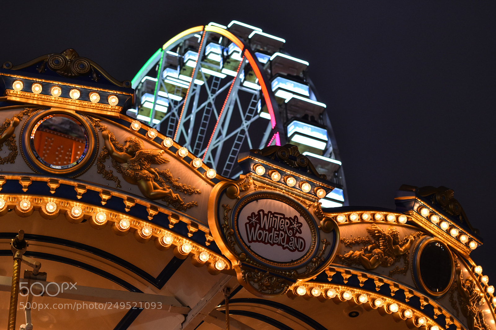Nikon D7200 sample photo. Winter wonderland in london photography