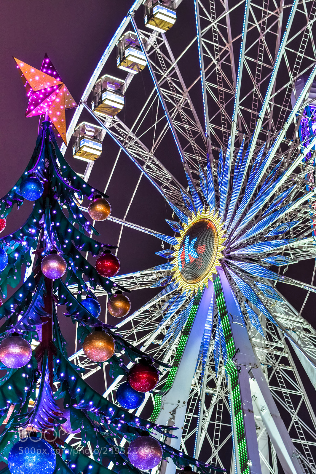Nikon D7200 sample photo. Winter wonderland in london photography