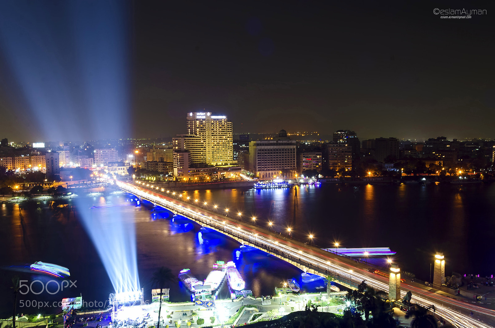 Nikon D7000 sample photo. Kasr al nile bridge photography