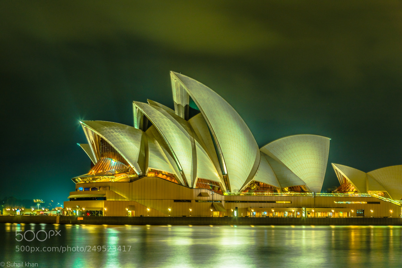 Nikon D810 sample photo. Opera house photography