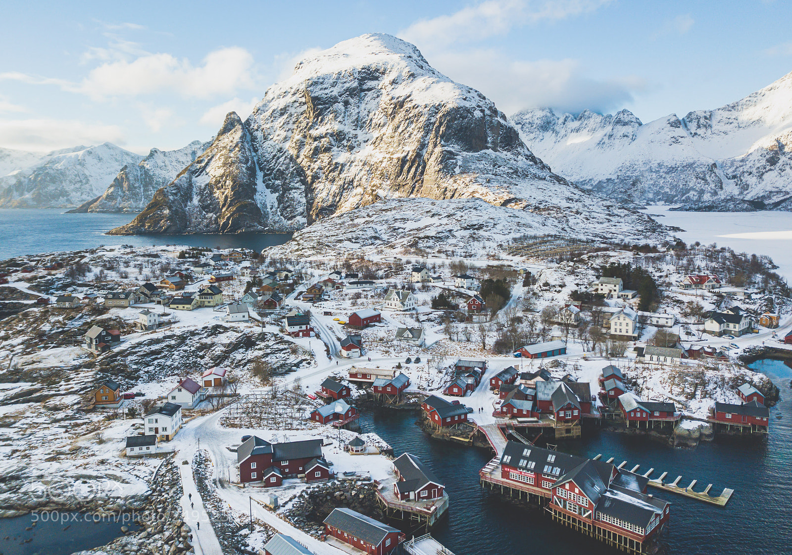 DJI FC220 sample photo. Fishing village Å, norway photography