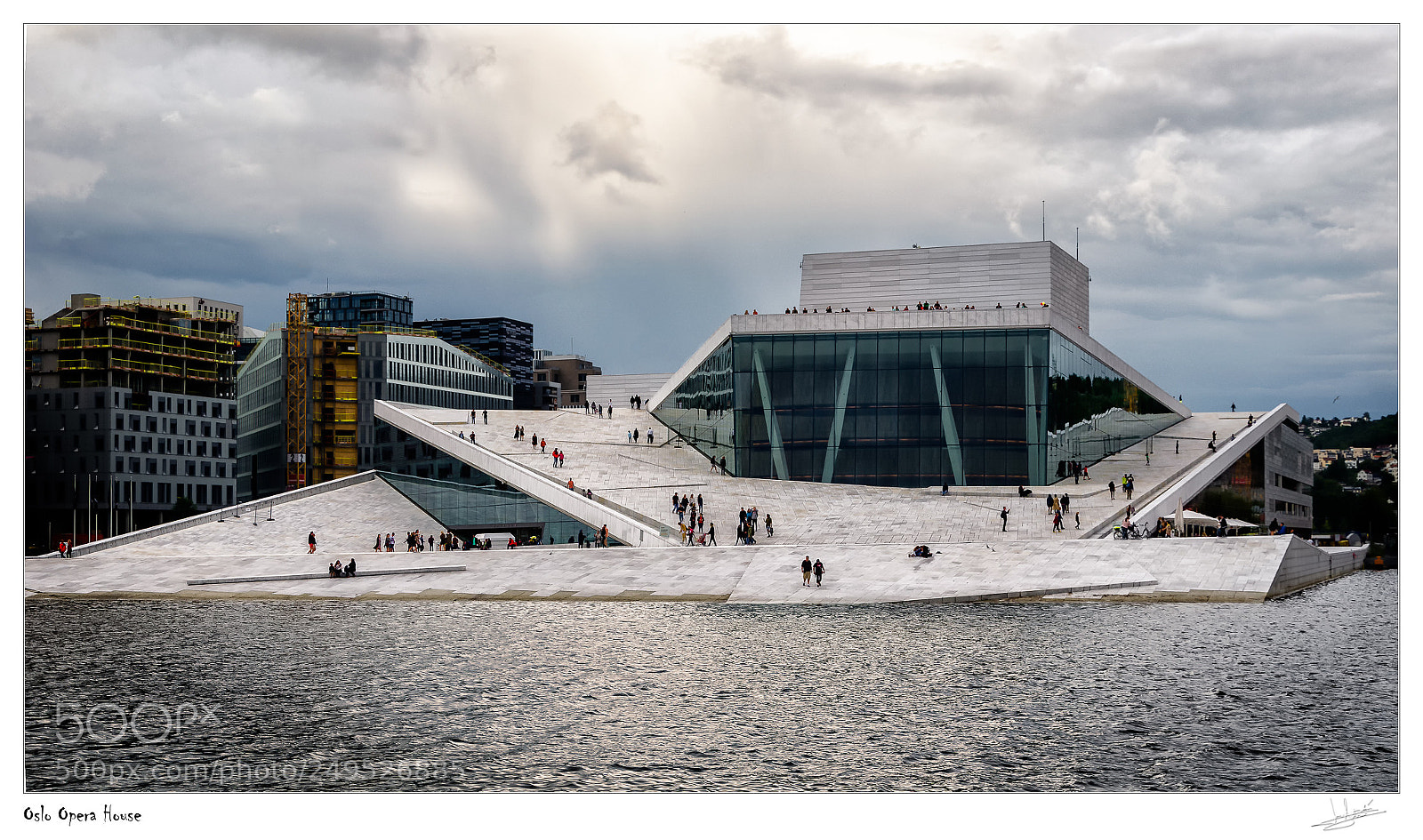 Nikon D7000 sample photo. Oslo opera house photography