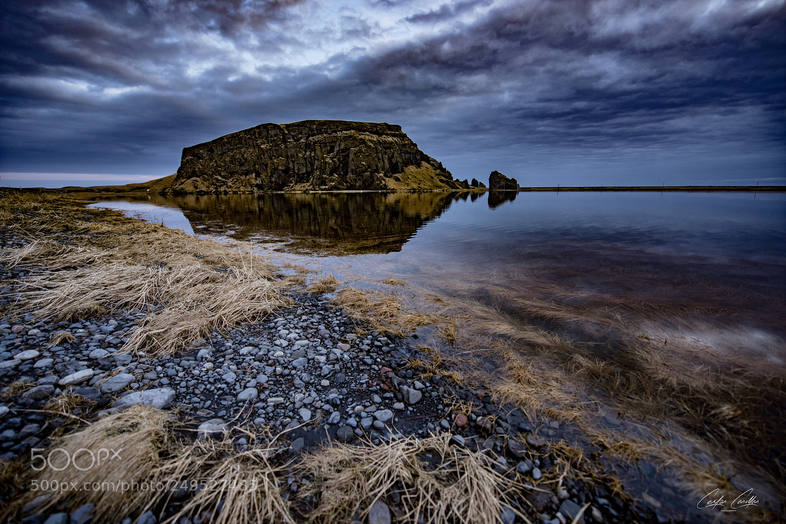 Nikon D810 sample photo. Rock on the ice photography