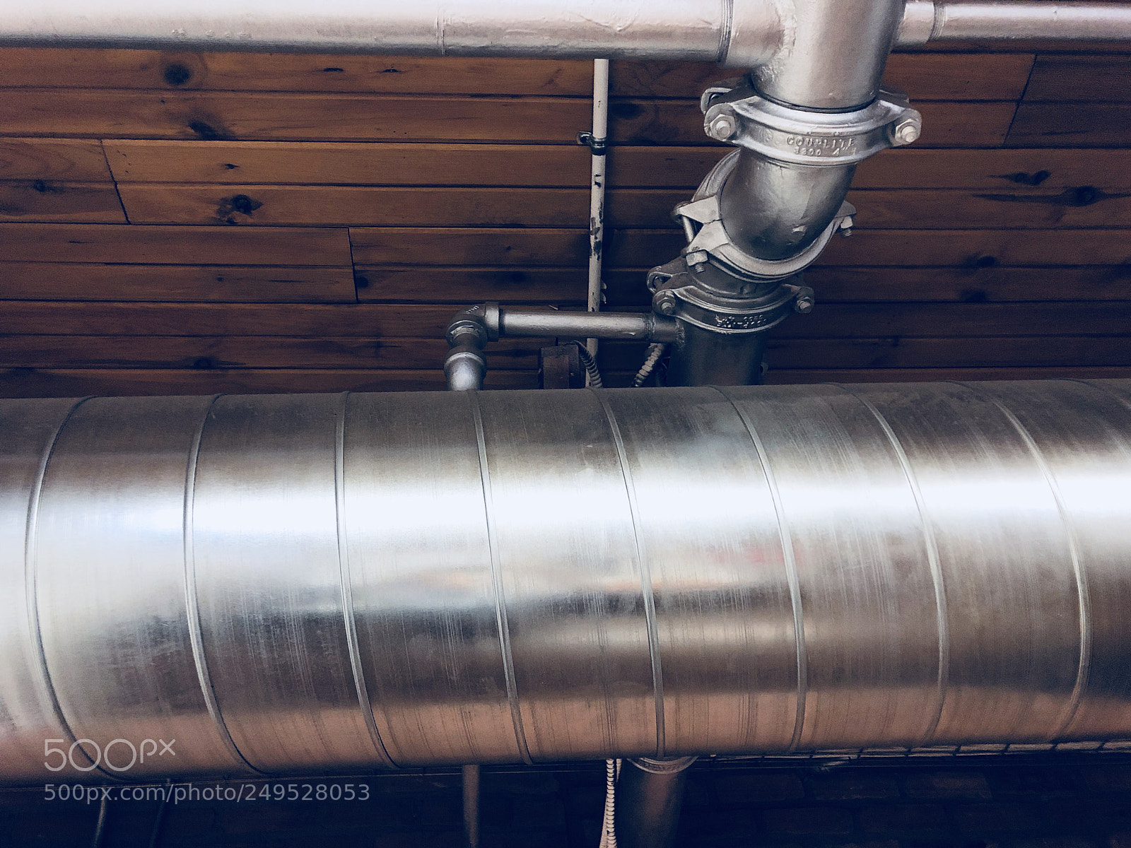 Apple iPhone X sample photo. Pipes photography
