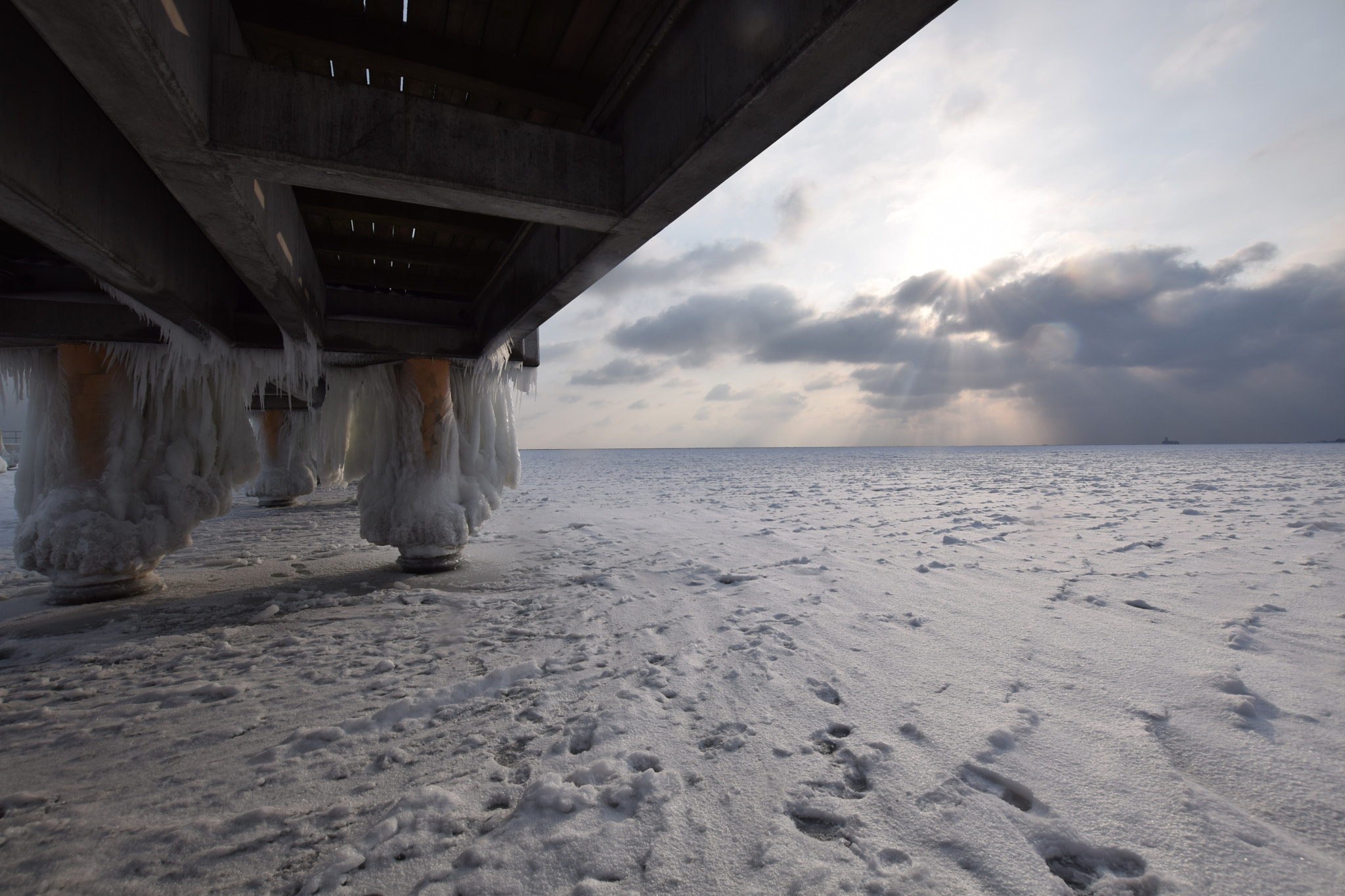 Nikon D5300 + Sigma 10-20mm F3.5 EX DC HSM sample photo. Under the bridge. photography