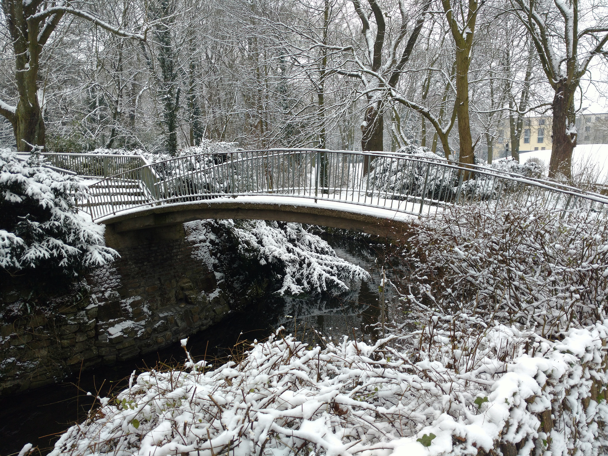 Motorola Moto X Play sample photo. Bridge (and snow) photography