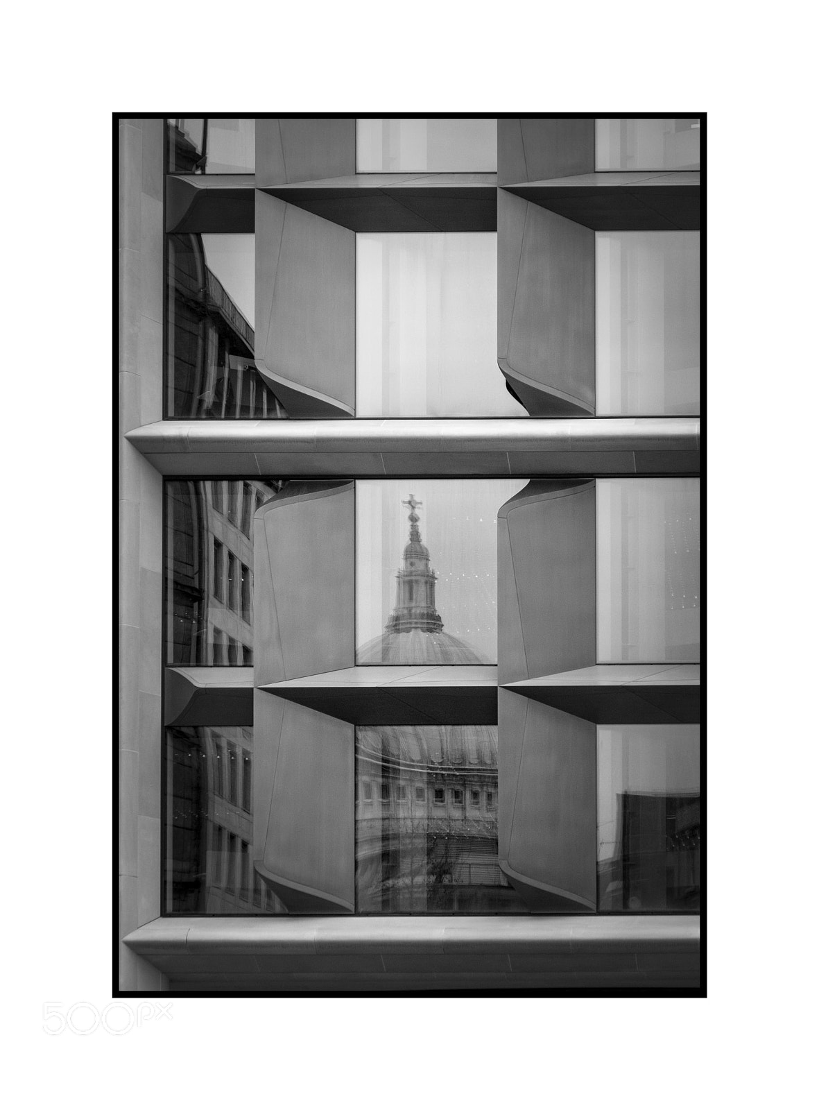 Fujifilm X-T1 sample photo. St pauls in reflection photography
