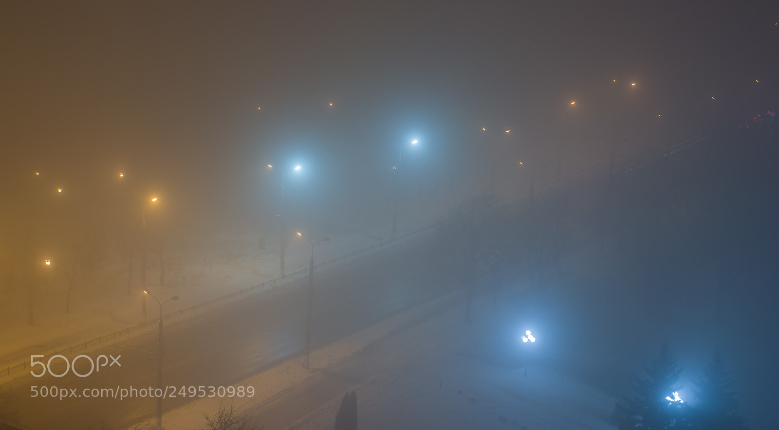 Samsung NX500 sample photo. Fog over the city photography