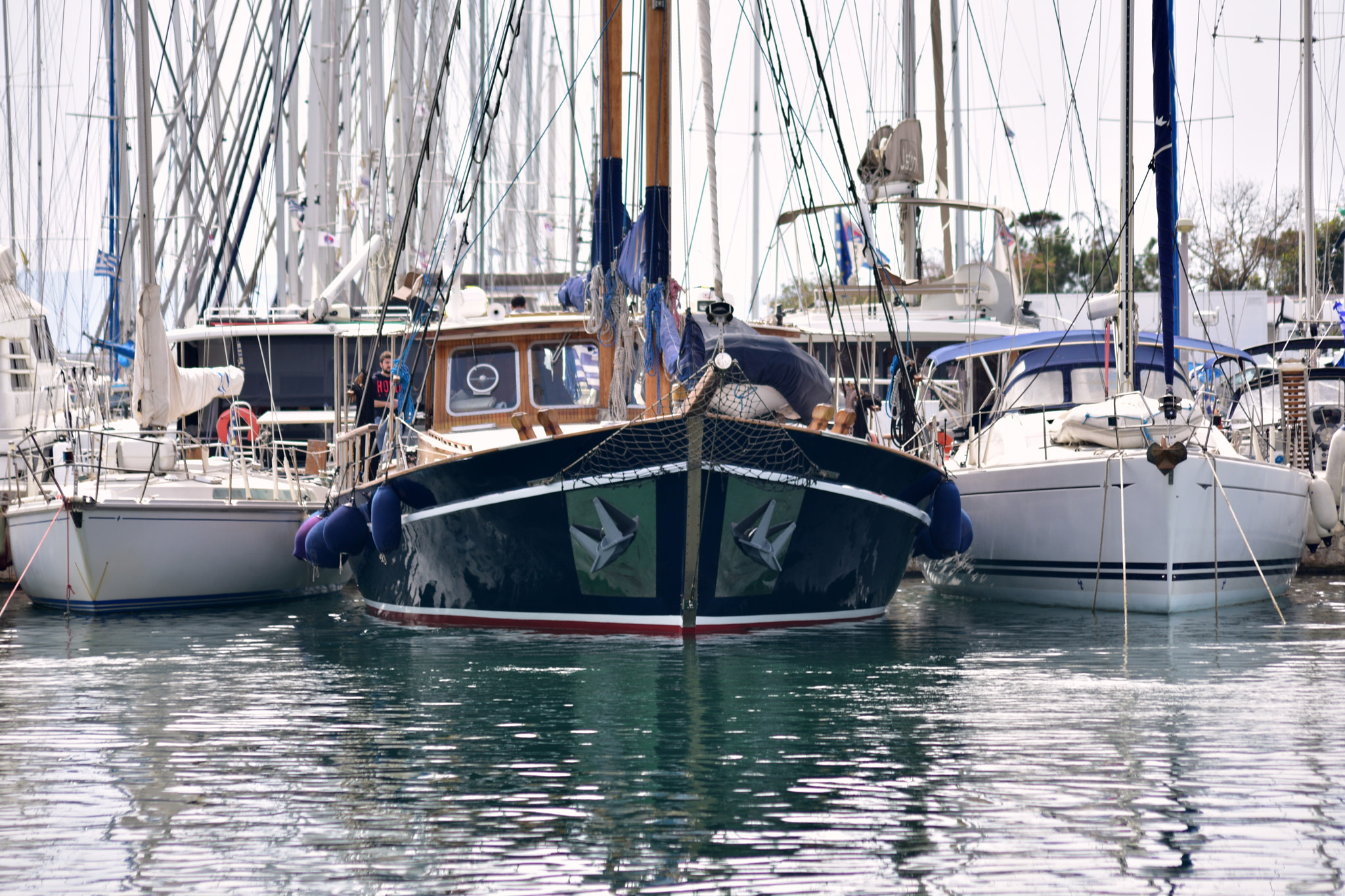 Sigma 70-300mm F4-5.6 APO DG Macro sample photo. Yacht club photography