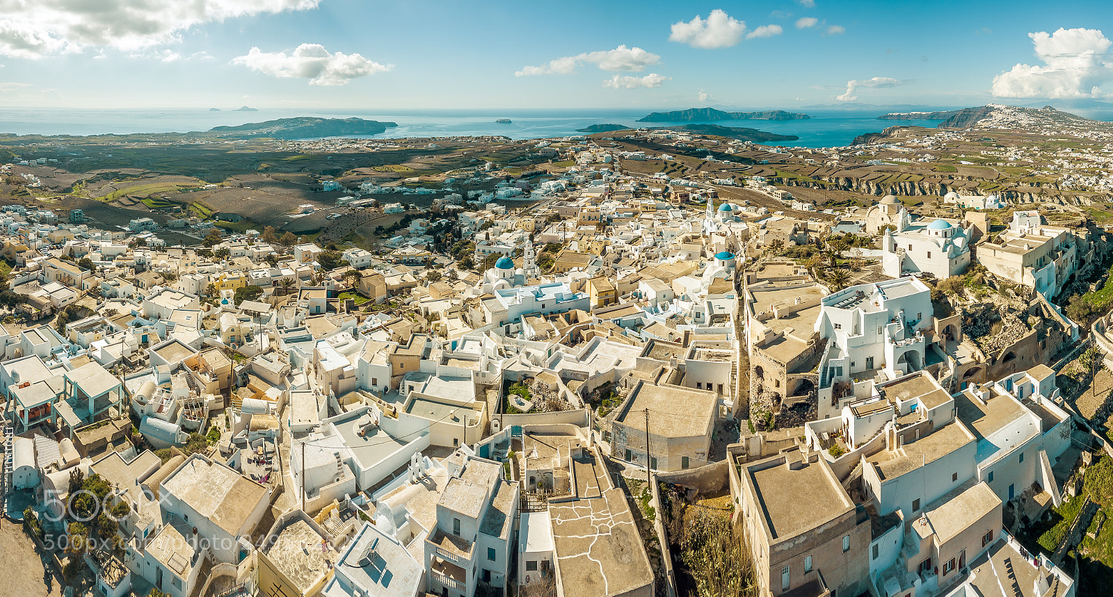DJI FC220 sample photo. Pirgos panorama photography