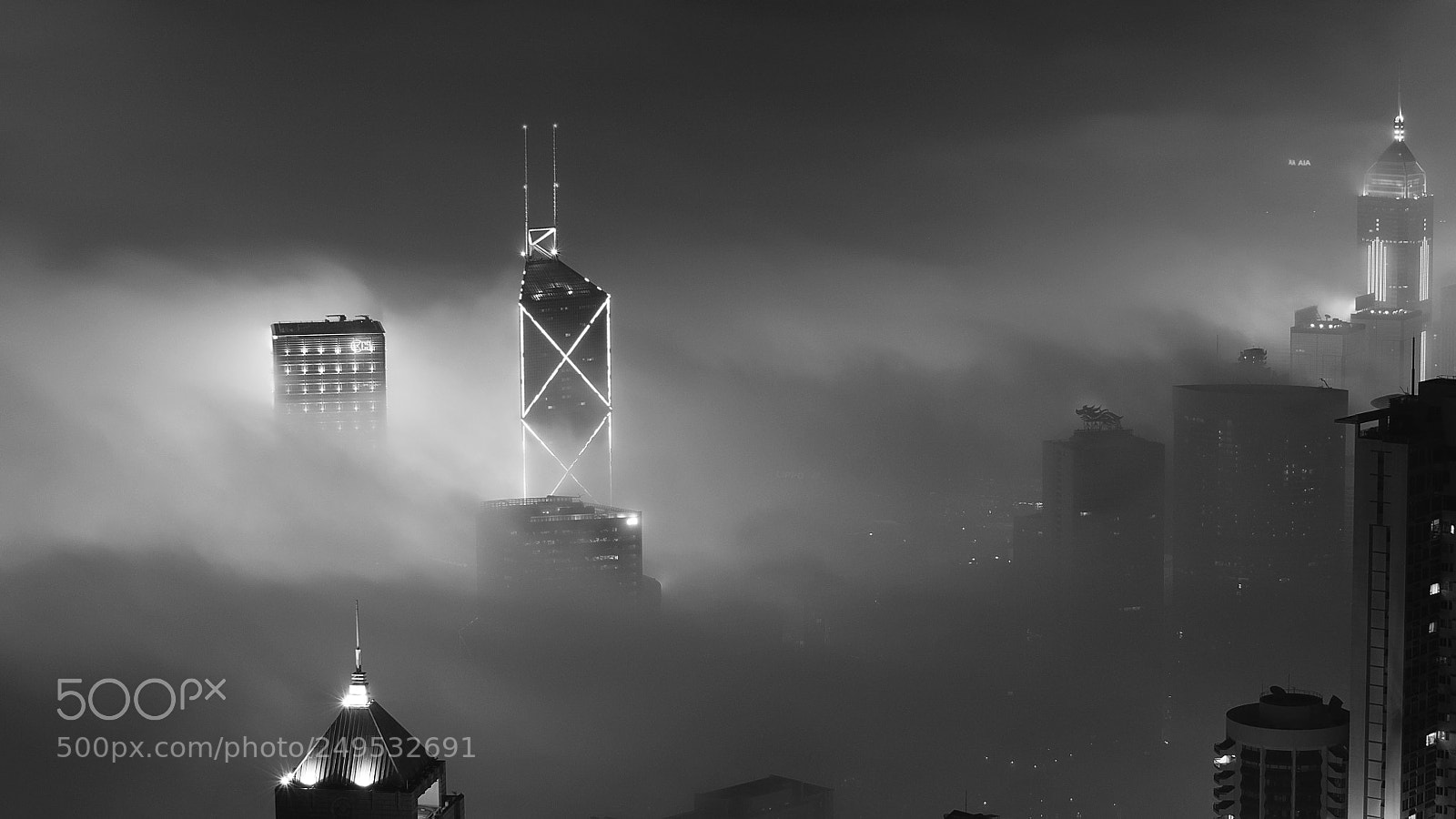 Nikon D7100 sample photo. A foggy night photography