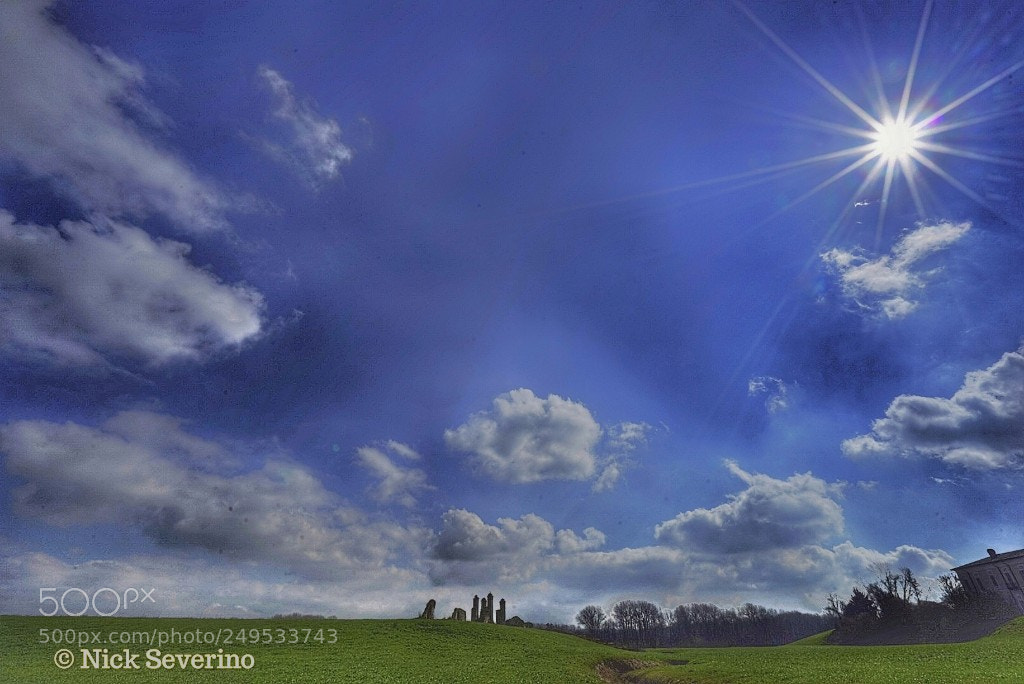 Sony a7R sample photo. Ruins in backlight photography