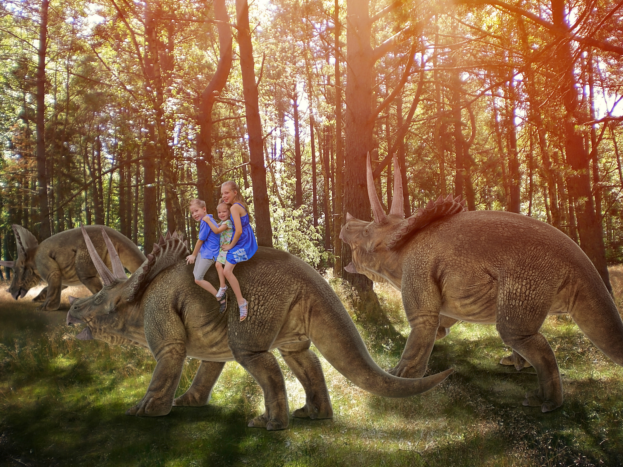 CASIO EX-Z77 sample photo. Triceratops edits copy photography