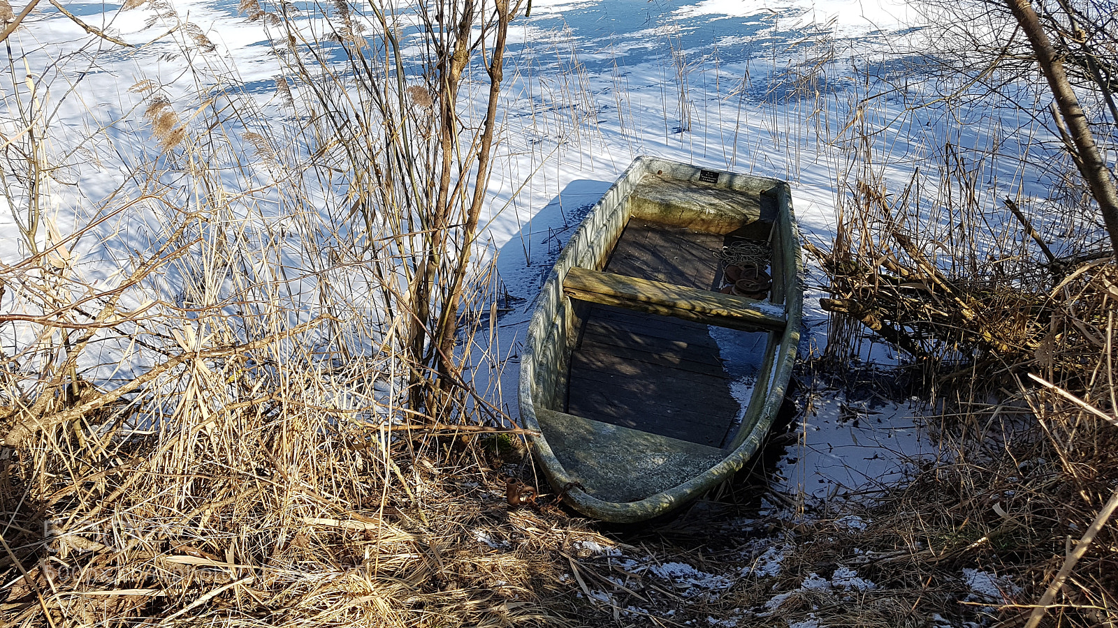 Samsung Galaxy S7 sample photo. Frozen lake photography