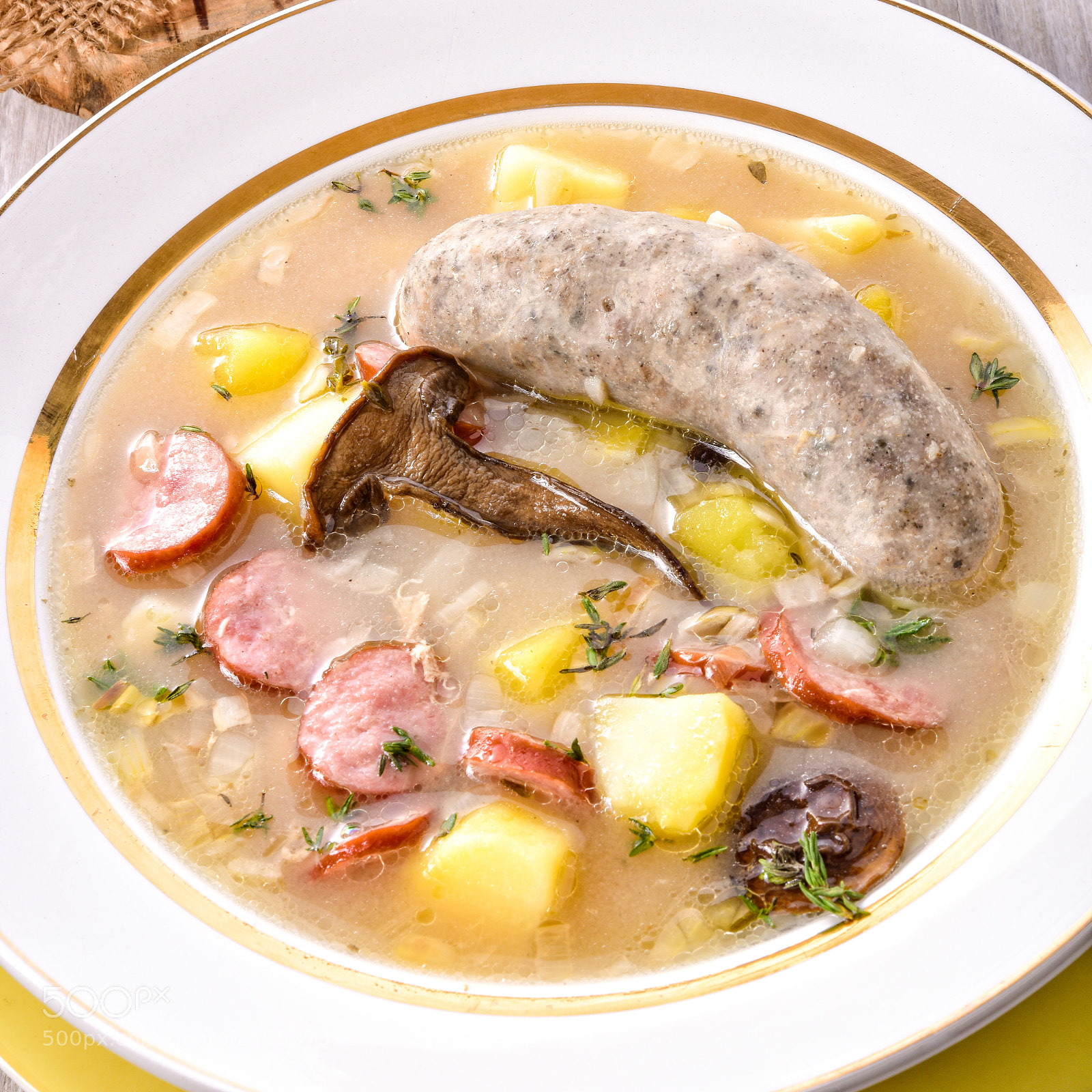 Nikon D810 sample photo. Polish easter soup photography