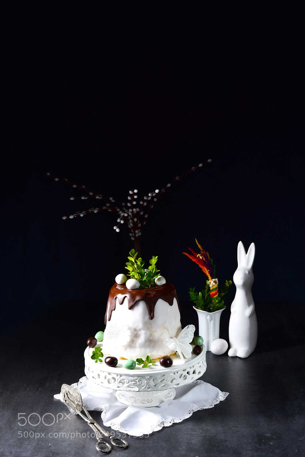 Nikon D810 sample photo. Cooked easter cake photography