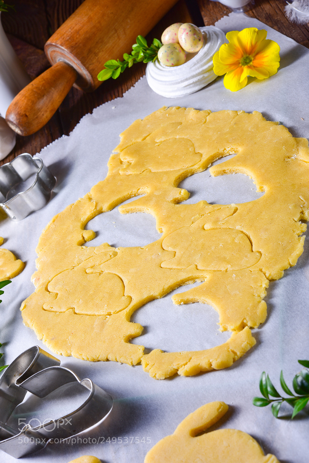 Nikon D810 sample photo. Raw easter cookies photography