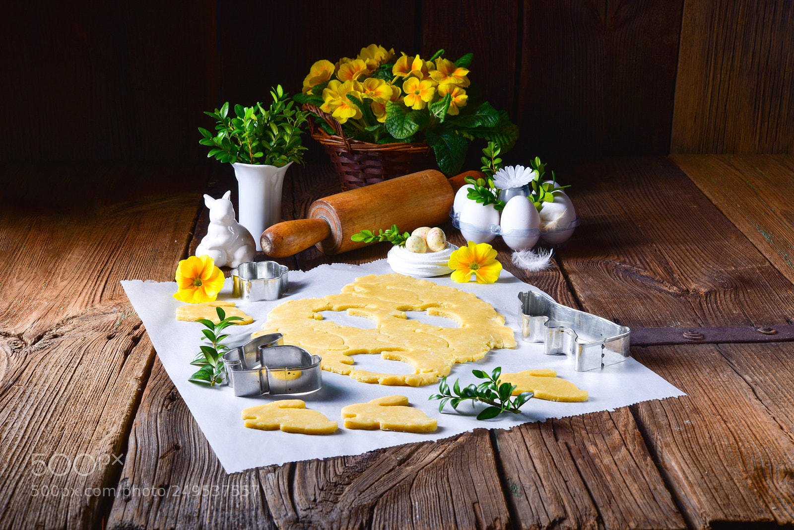 Nikon D810 sample photo. Raw easter cookies photography
