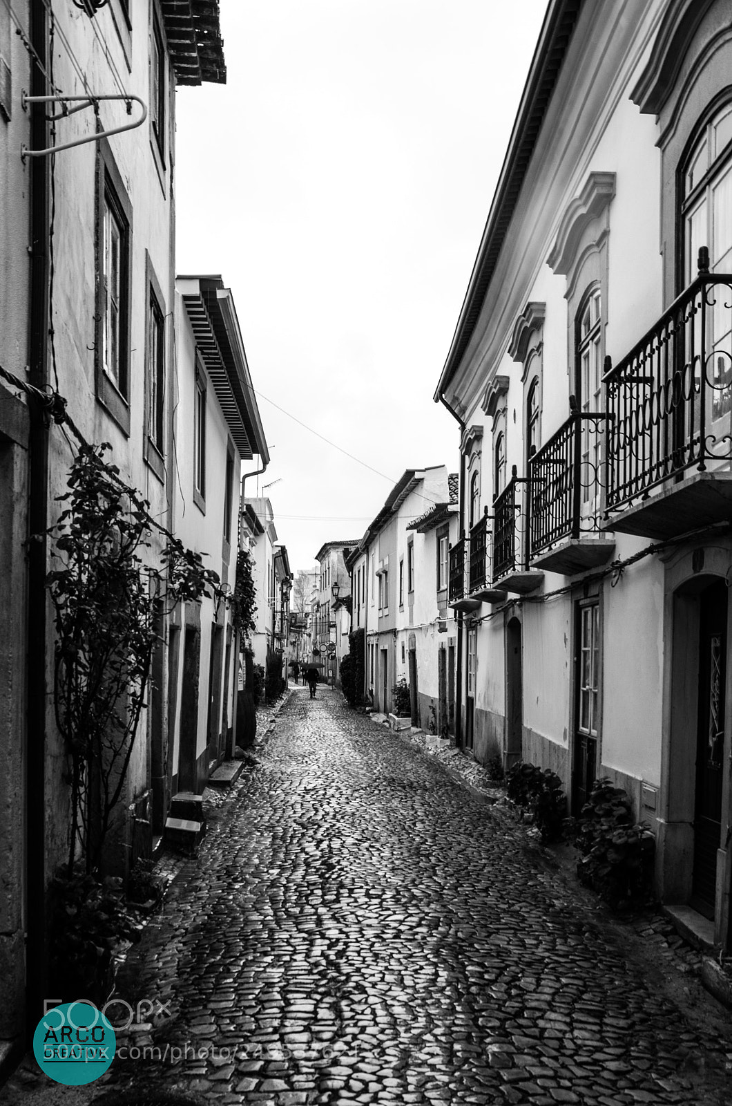 Sony SLT-A65 (SLT-A65V) sample photo. Cobbled street in tomar photography