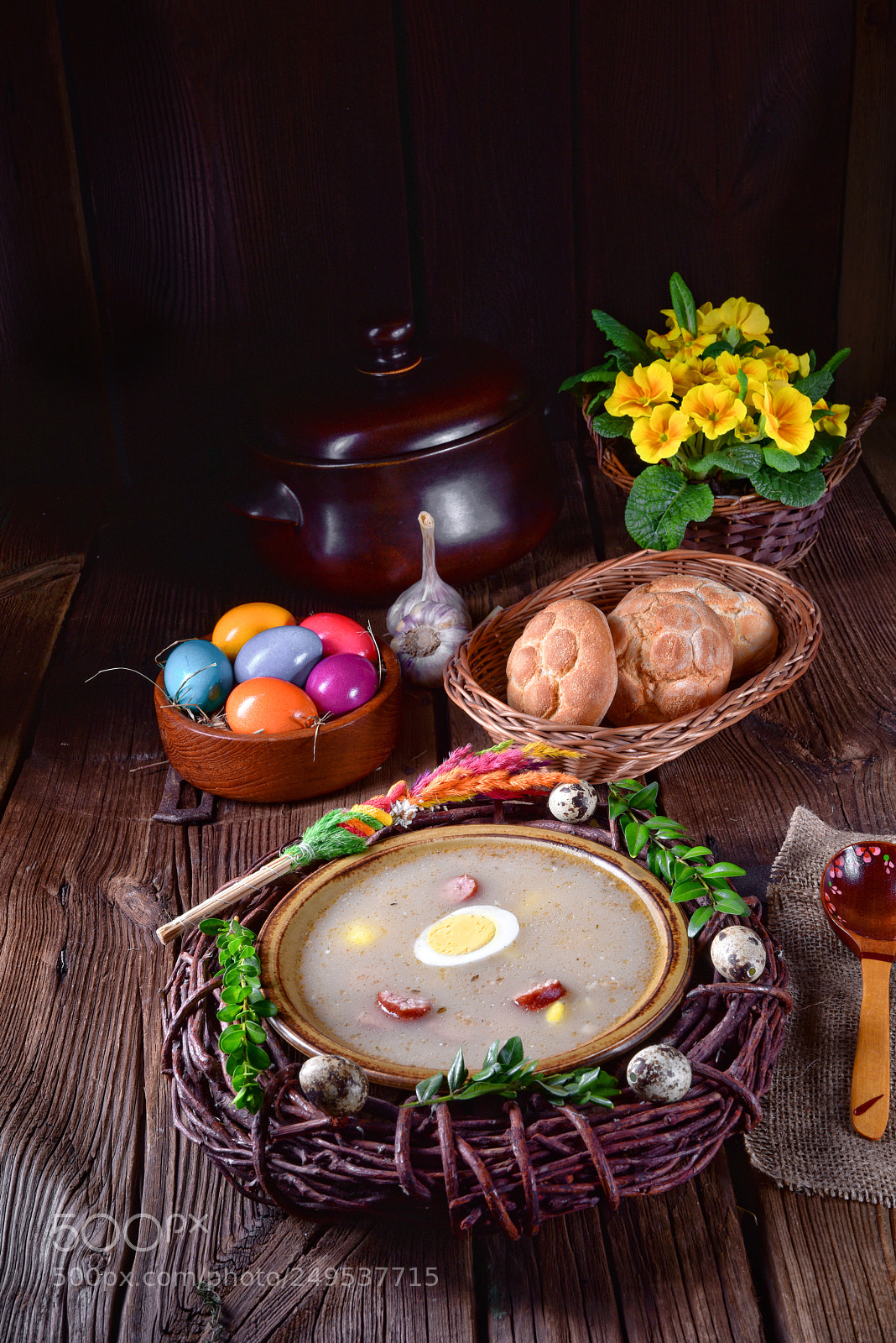 Nikon D810 sample photo. Sour rye soup photography