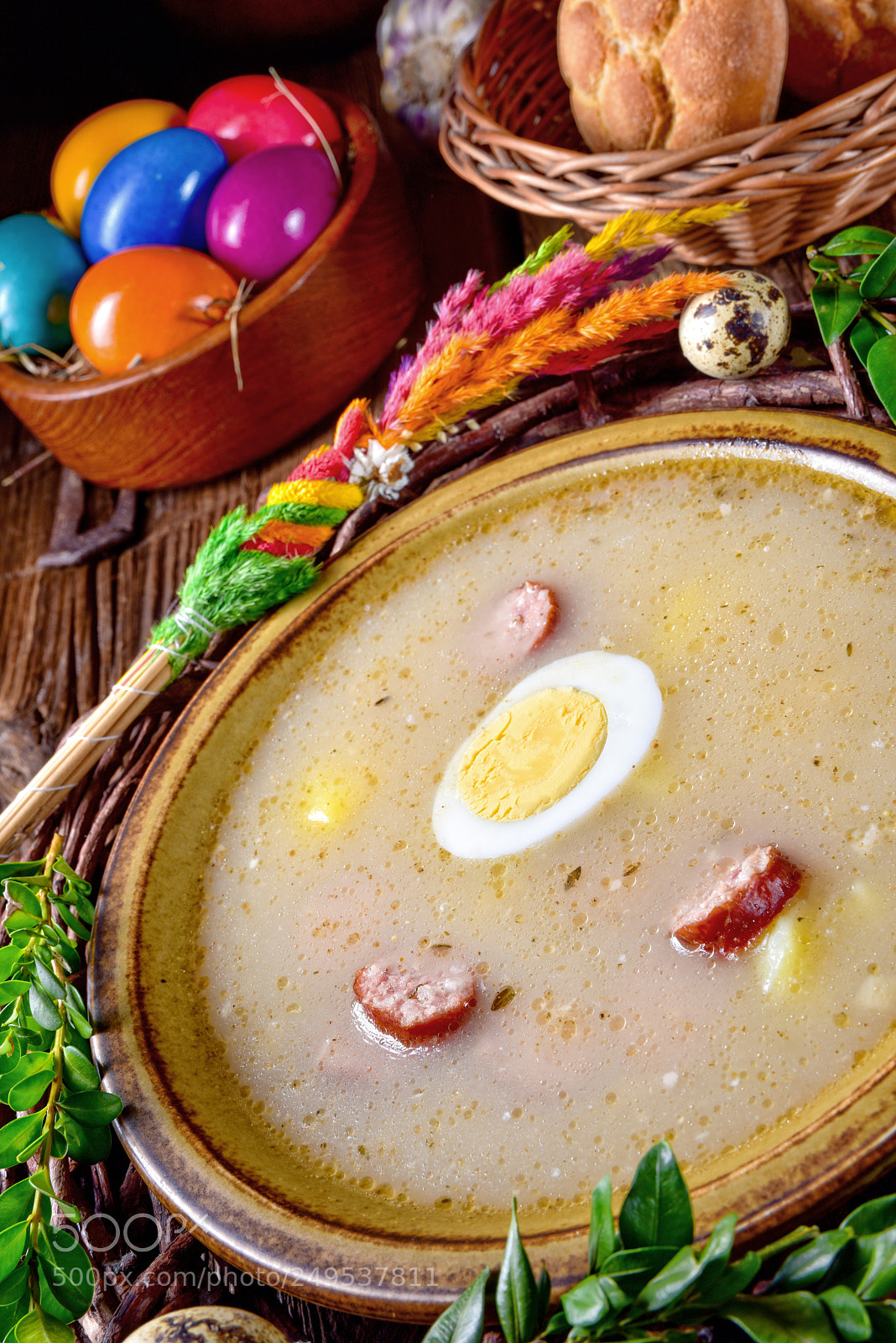 Nikon D810 sample photo. Sour rye soup photography