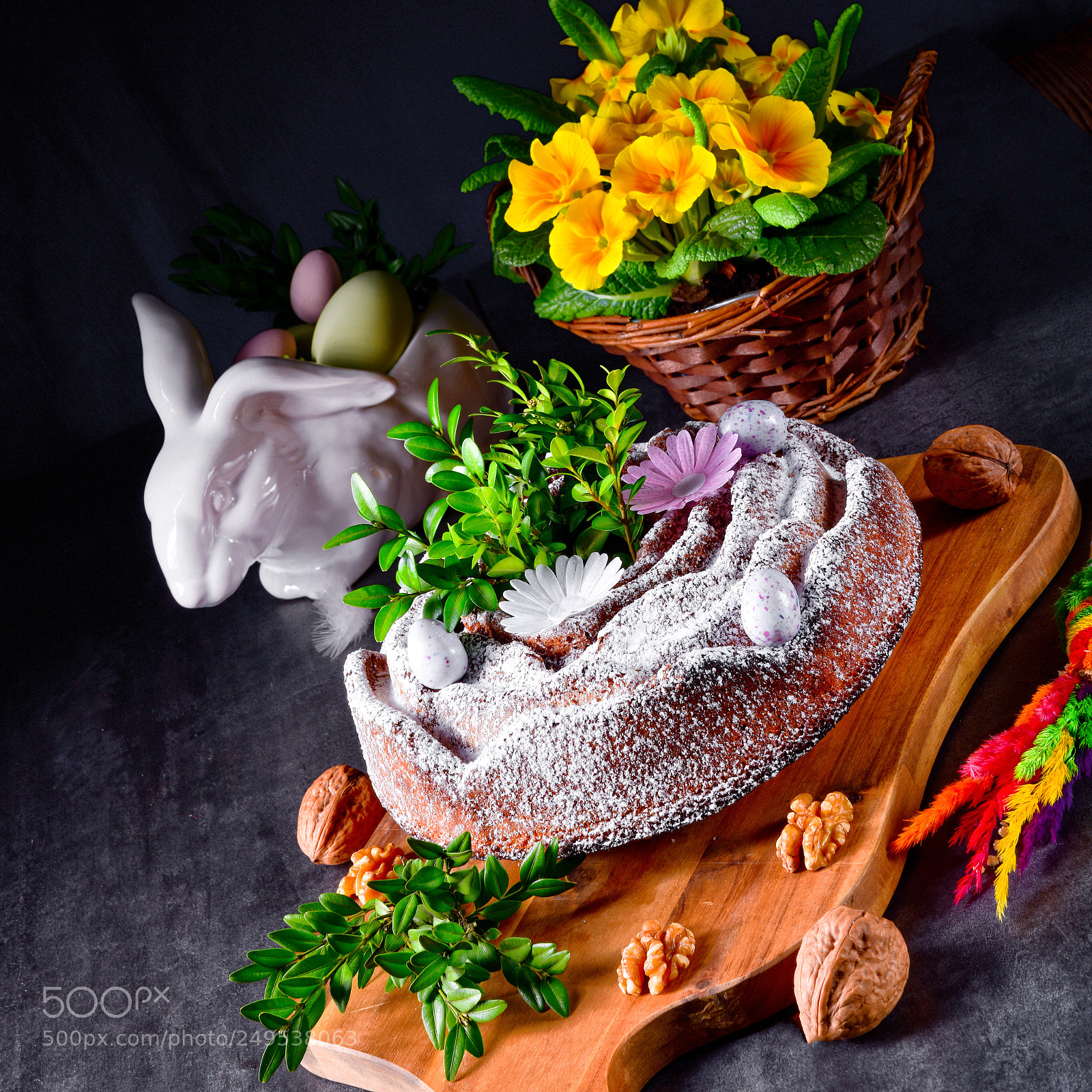 Nikon D810 sample photo. Traditional polish easter cake photography