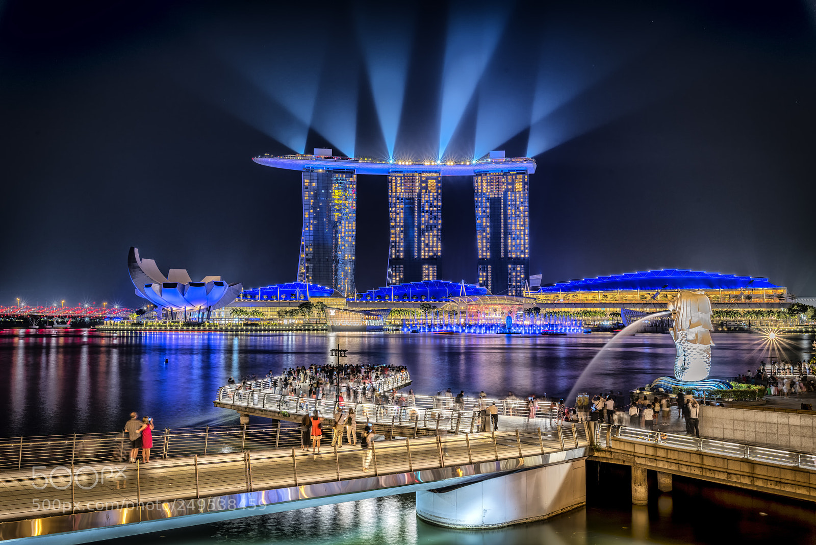 Nikon D810 sample photo. Singapore mbs during show photography