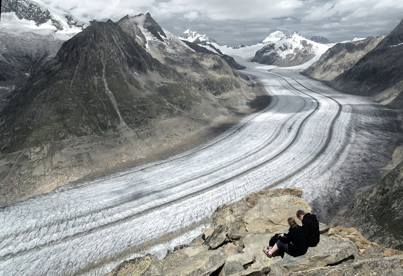 Nikon D300 sample photo. Aletschgletscher photography
