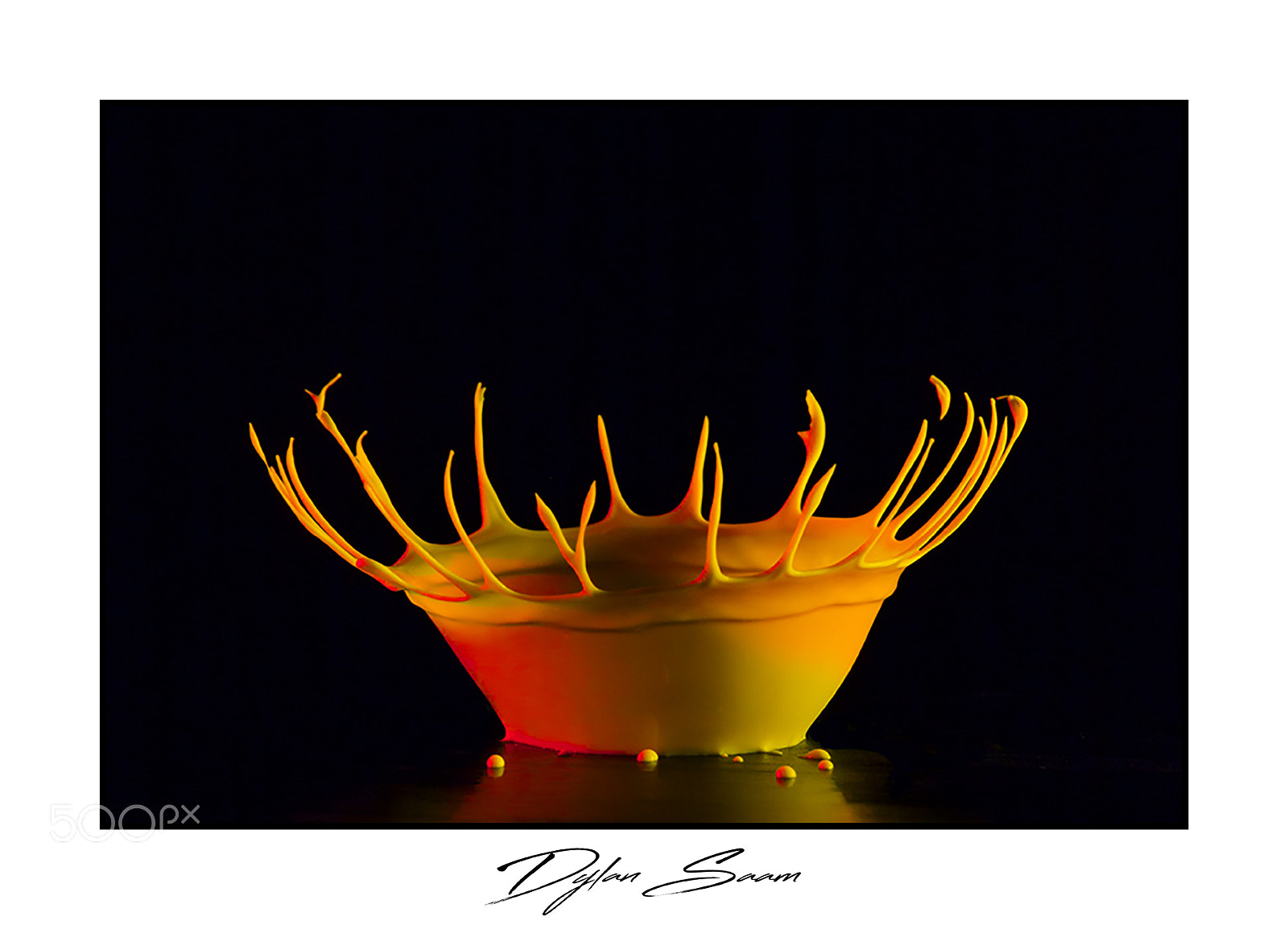 Canon EOS 70D sample photo. Gouttes jaune et rouge photography