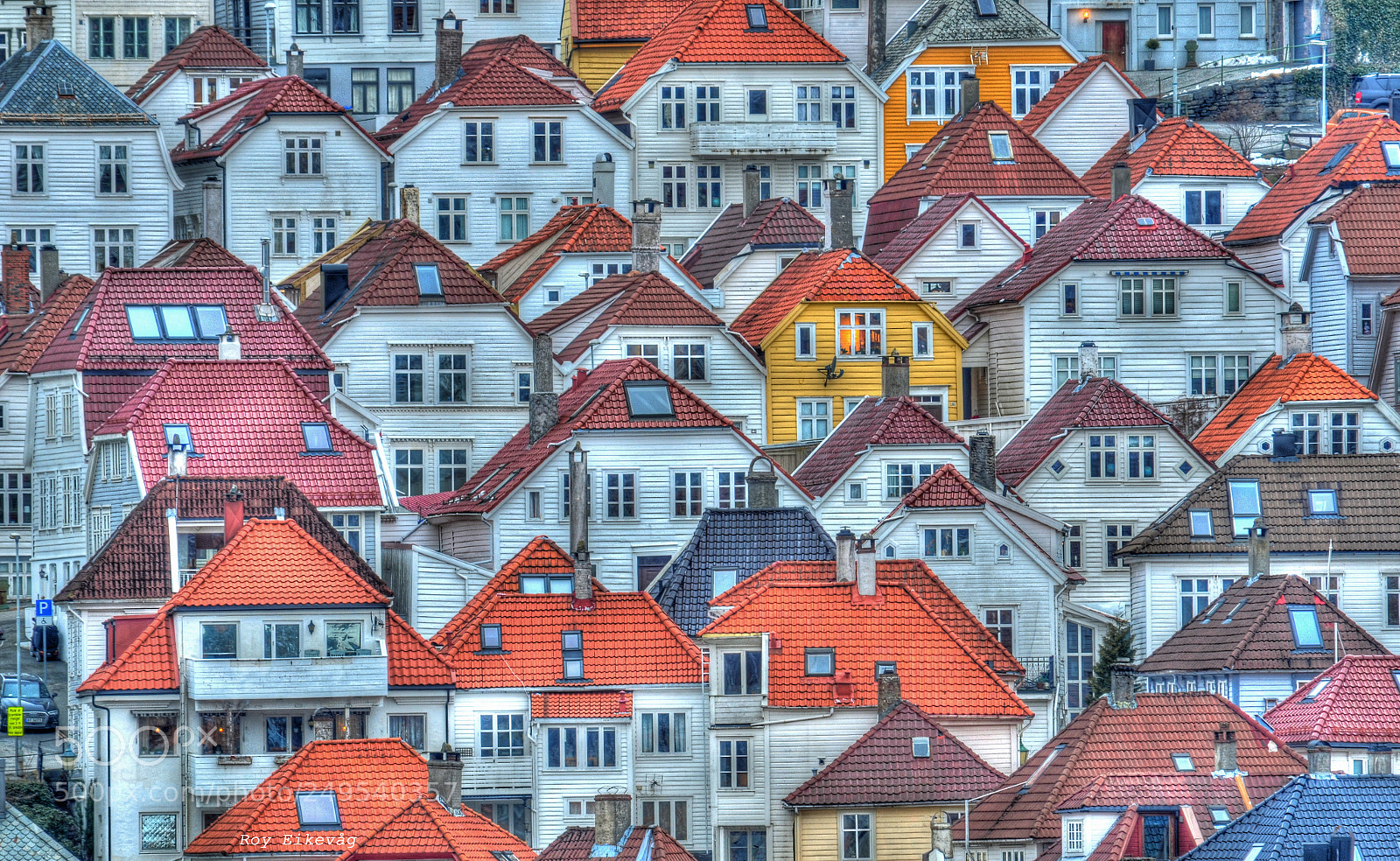 Nikon D7000 sample photo. Wooden houses in bergen photography