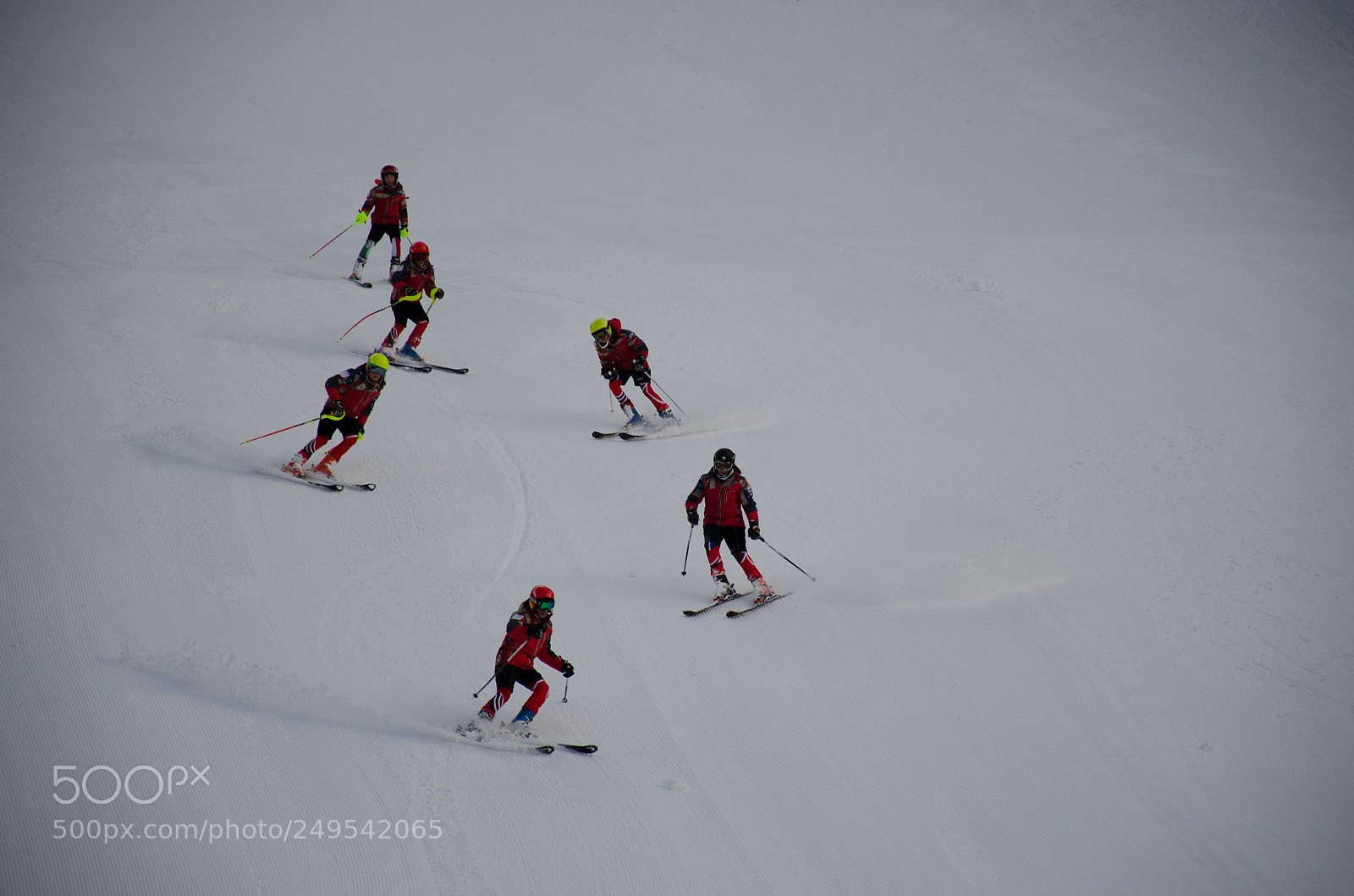 Nikon D7000 sample photo. Skiers photography
